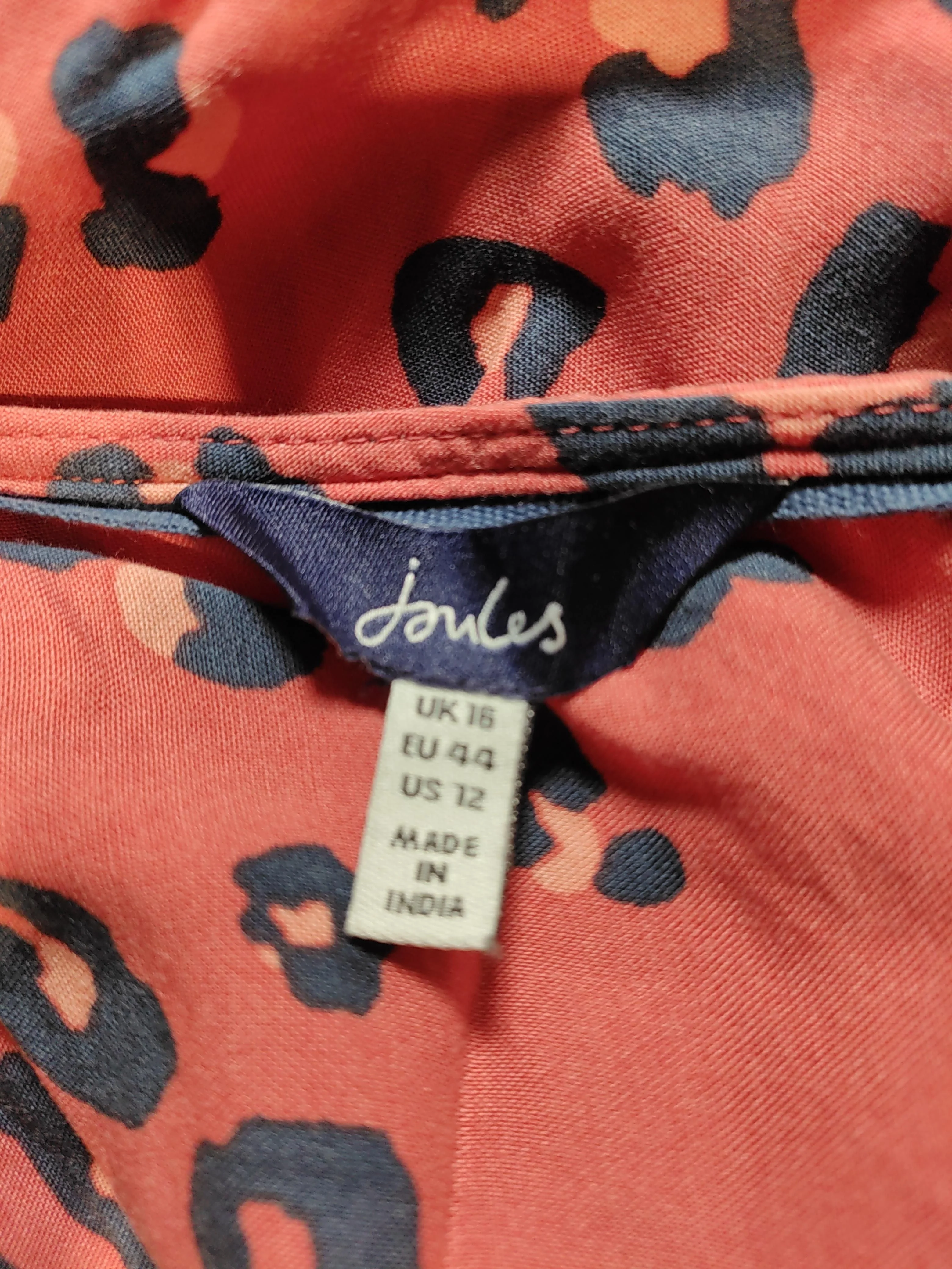Joules Shirt Midi Dress UK16 in Red - Image 5