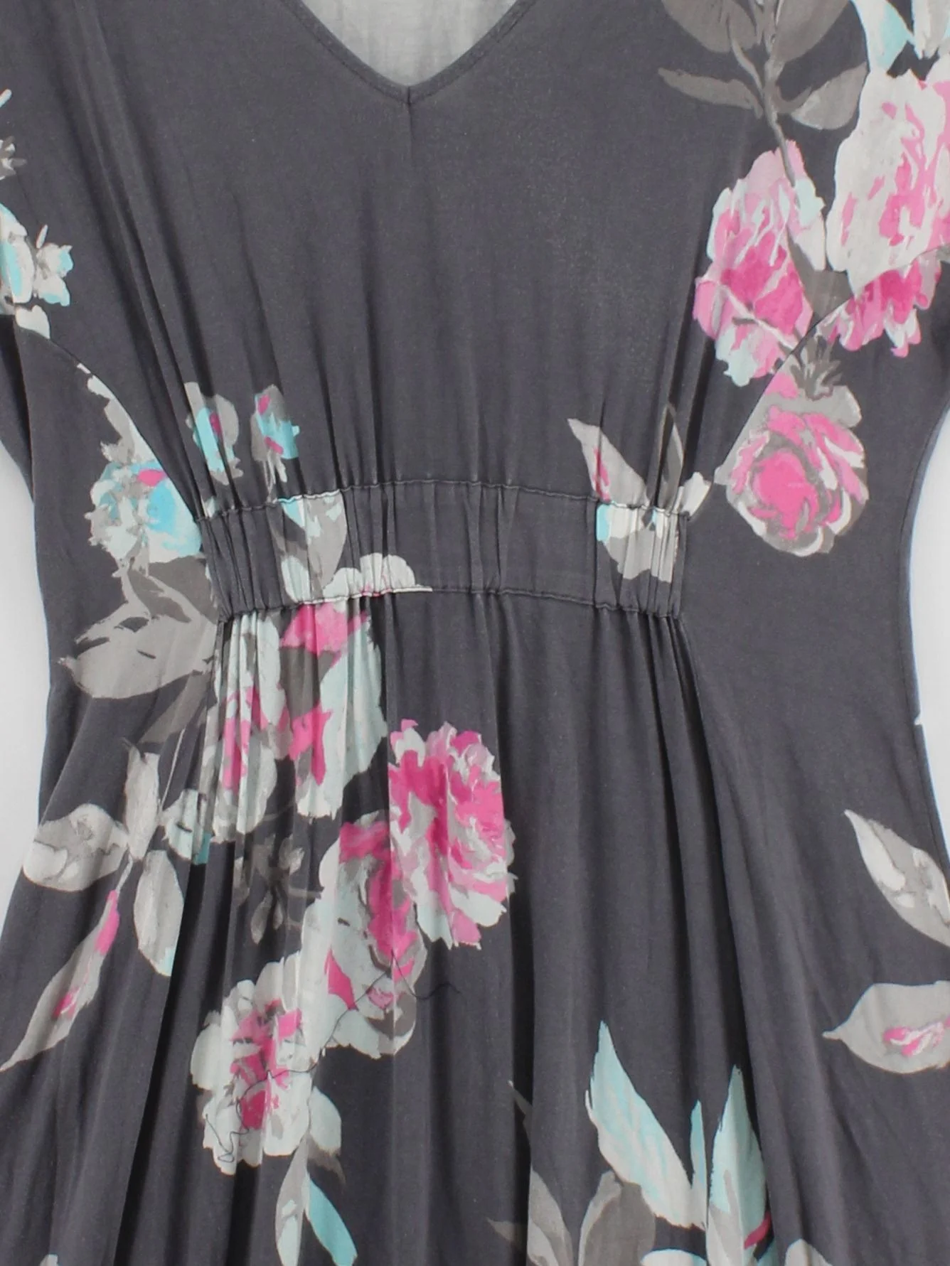 Joules T-Shirt Maxi Dress UK14 in Grey - Image 3