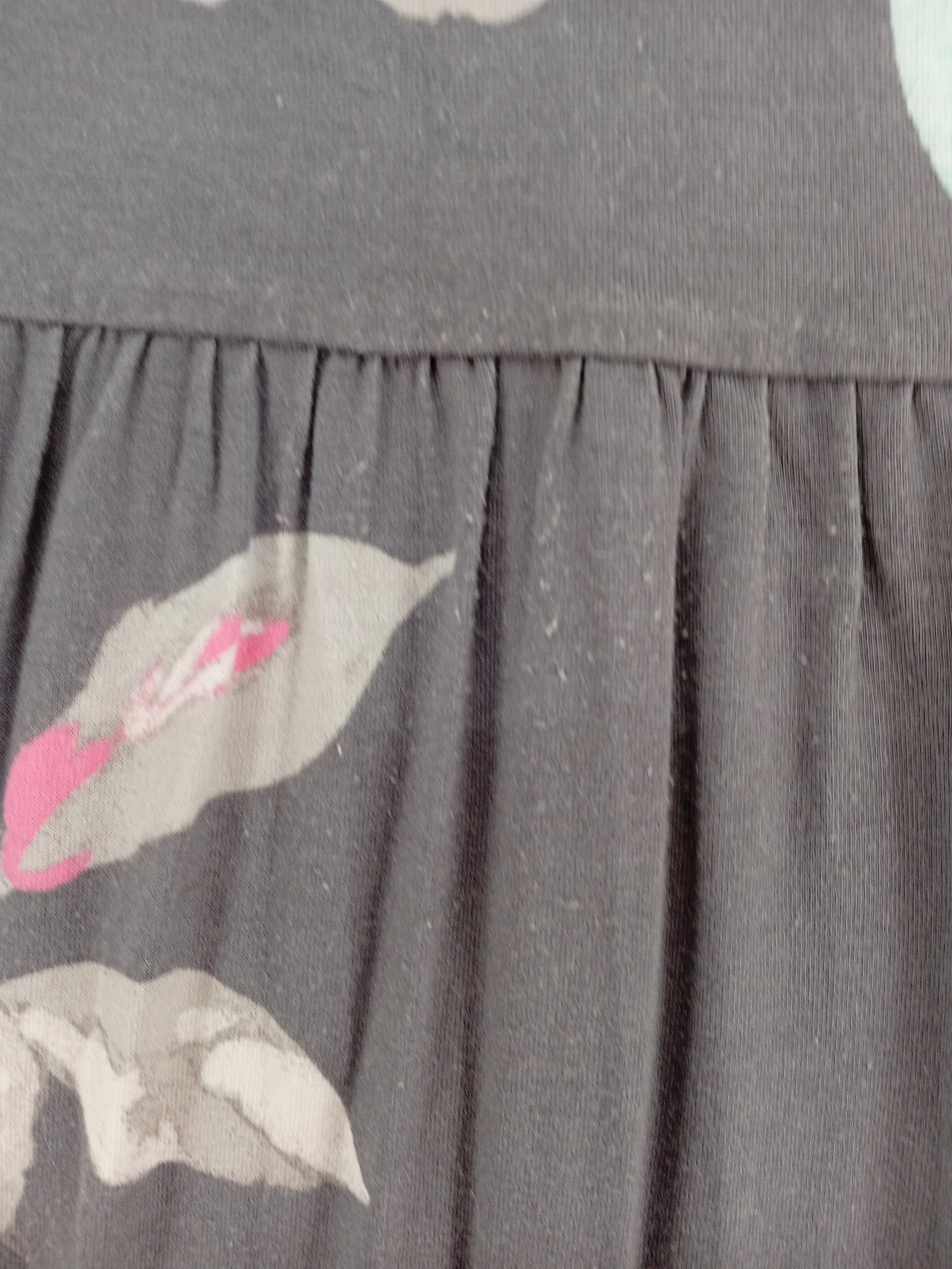 Joules T-Shirt Mini Dress UK8 in Grey - Image 6