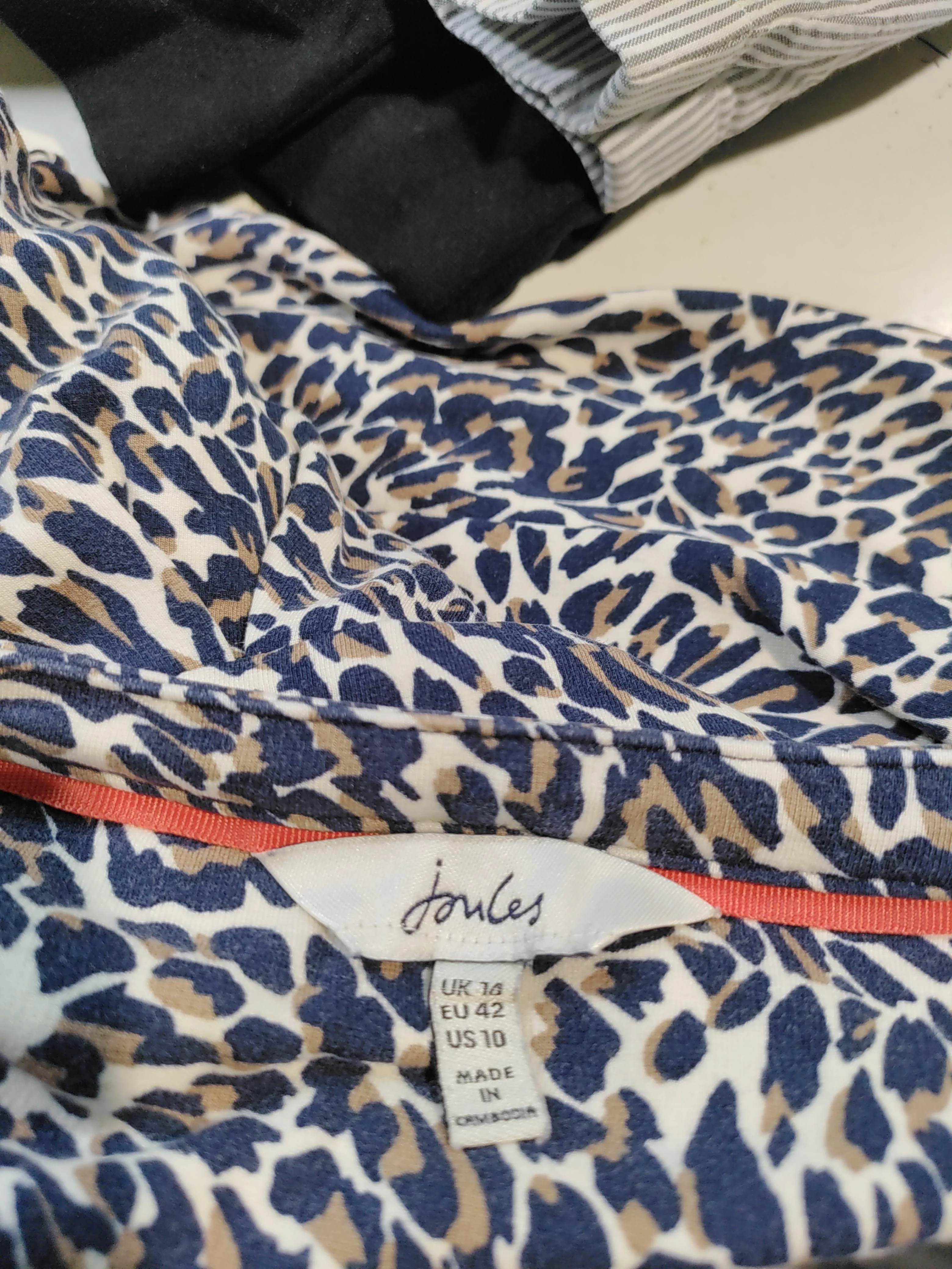 Joules Women's Blouse UK 14 Multi Rayon with Polyamide, Elastane Basic - Image 5