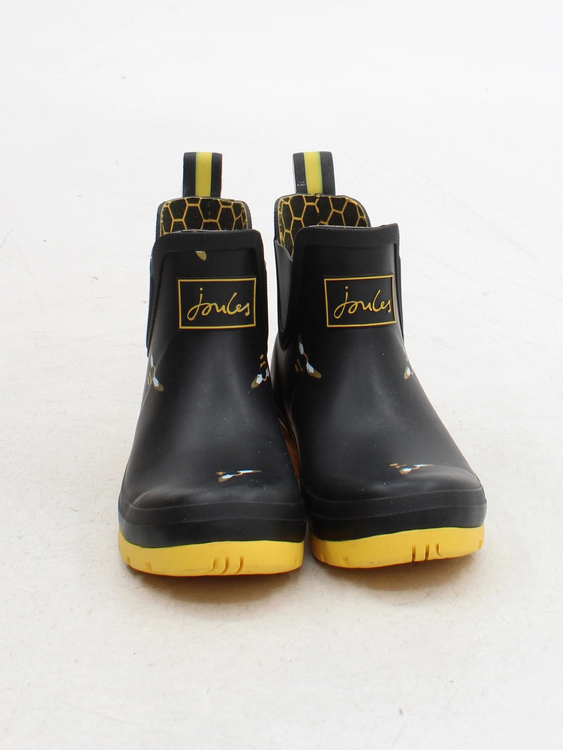 Joules Women's Boots UK 4 Black Animal Print 100% Other Wellies - Image 2