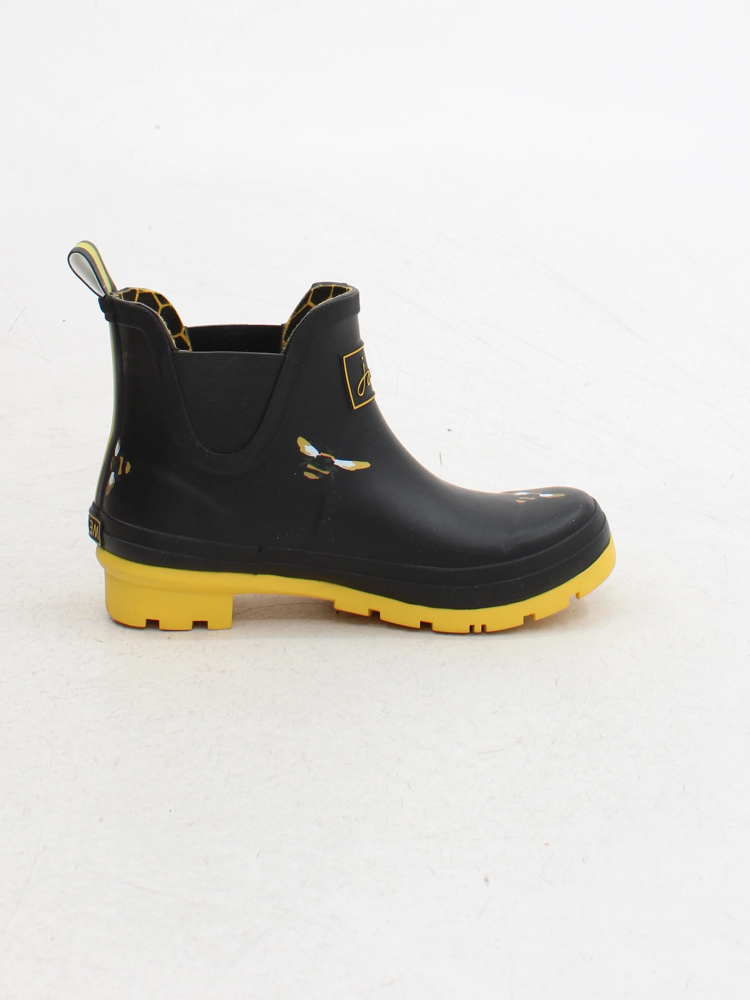 Joules Women's Boots UK 4 Black Animal Print 100% Other Wellies - Image 5