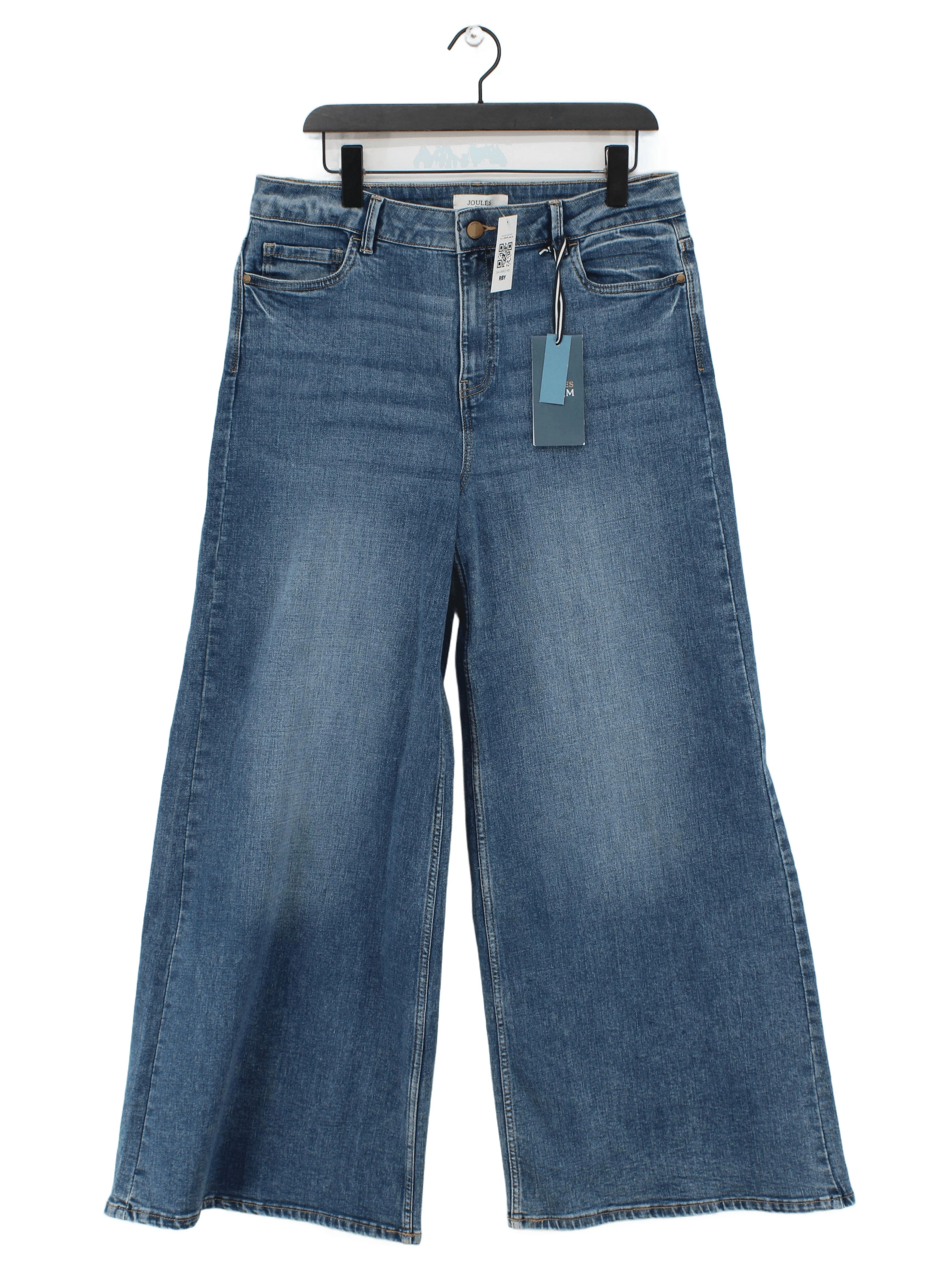 Joules Women's Jeans UK 16 Blue Cotton