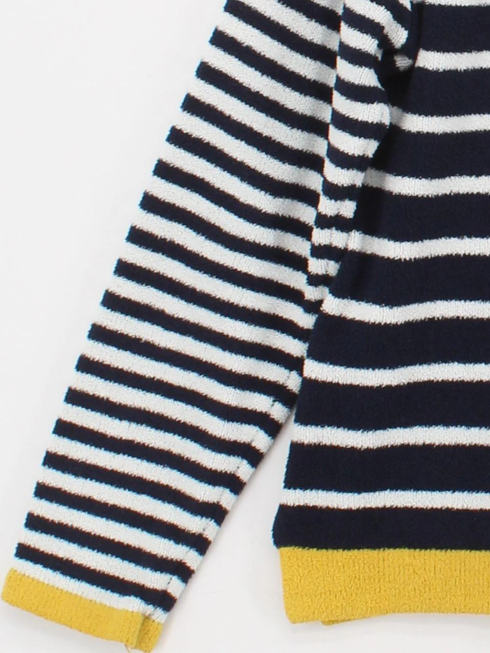 Joules Women's Jumper UK 16 Blue Striped 100% Polyester Round Neck Pullover - Image 4