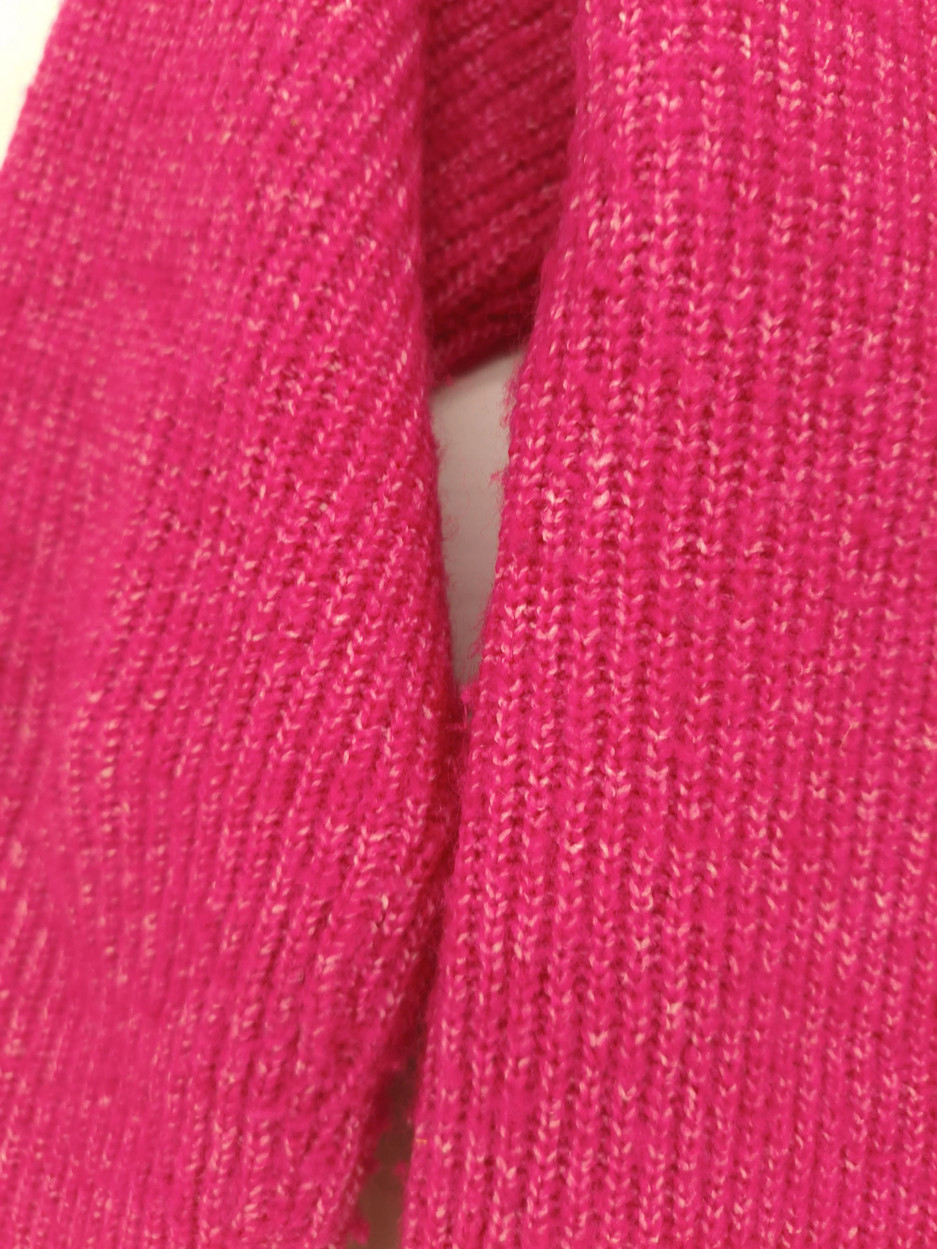 Joules Women's Jumper UK 8 Pink 100% Other V-Neck Pullover - Image 5