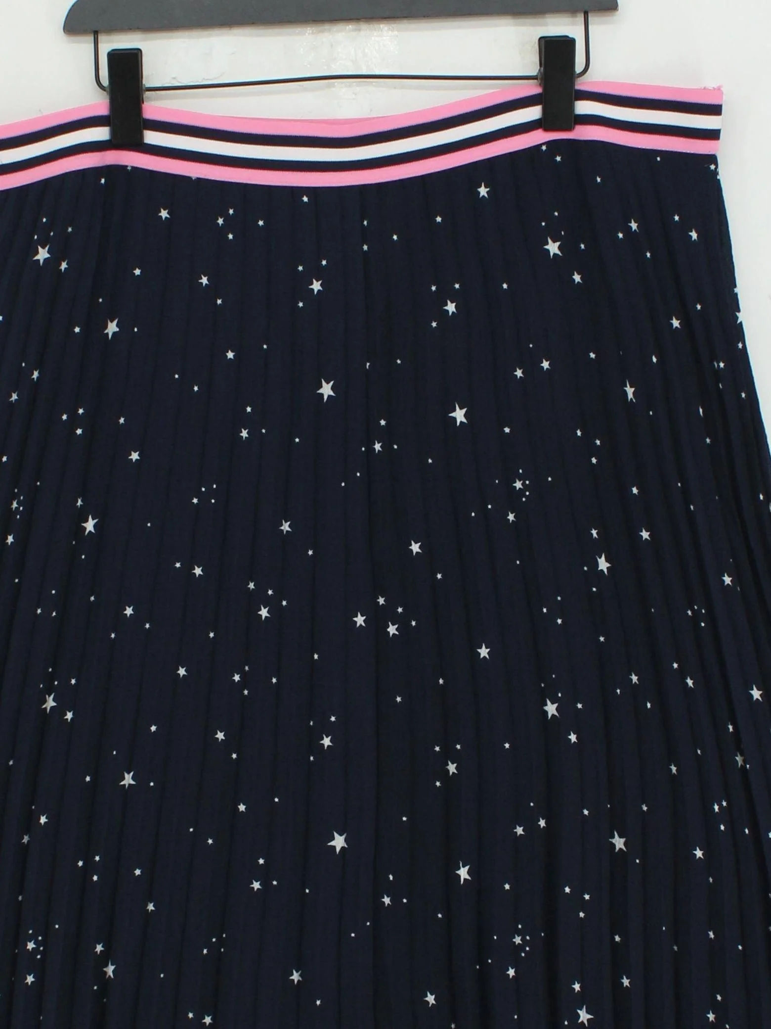 Joules Women's Midi Skirt UK 18 Blue 100% Other Midi Pleated - Image 3