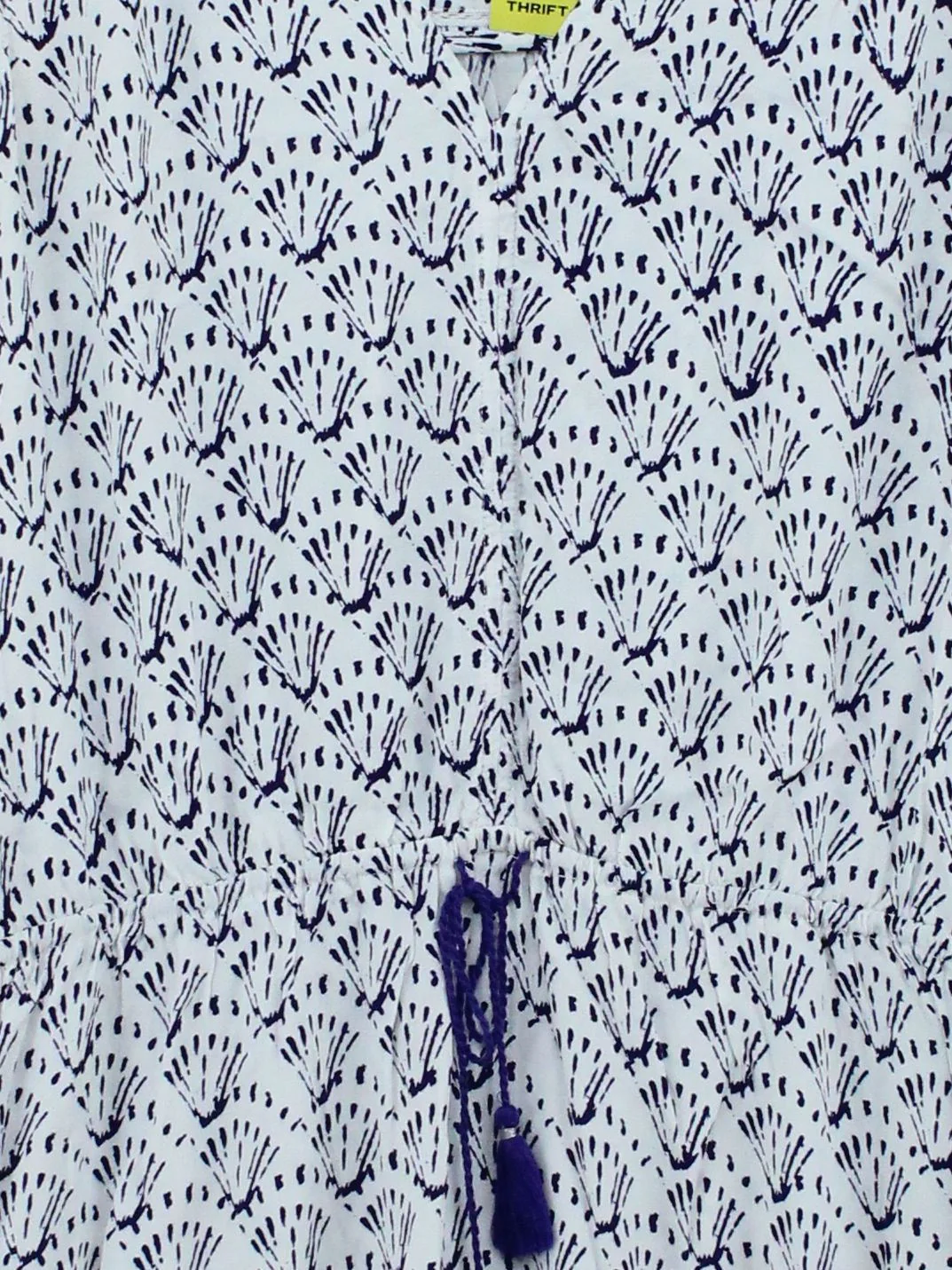 Joules Women's Playsuit UK 12 White Graphic 100% Viscose Playsuit - Image 3