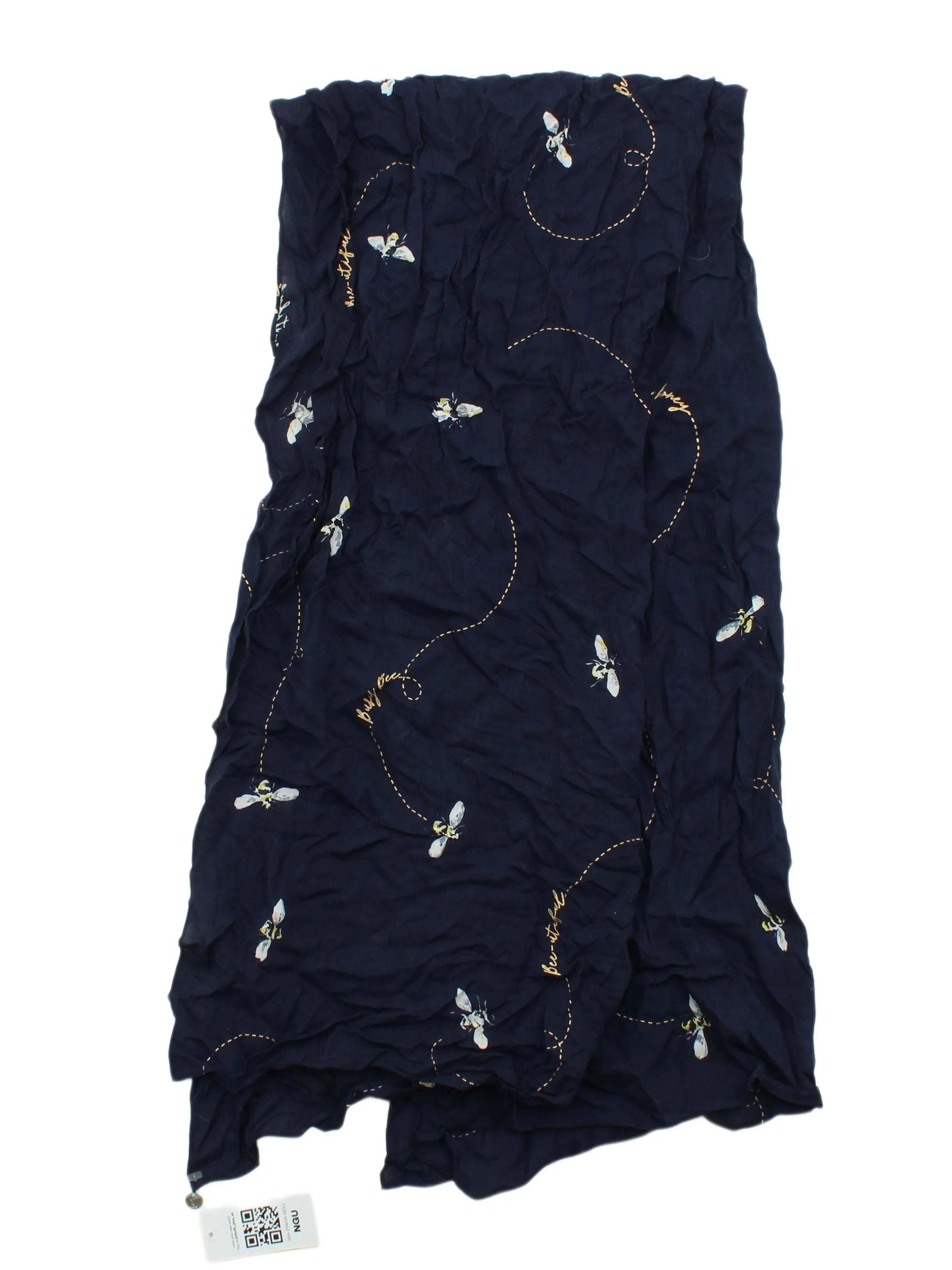Joules Women's Scarf Blue Graphic 100% Other Rectangle Scarf