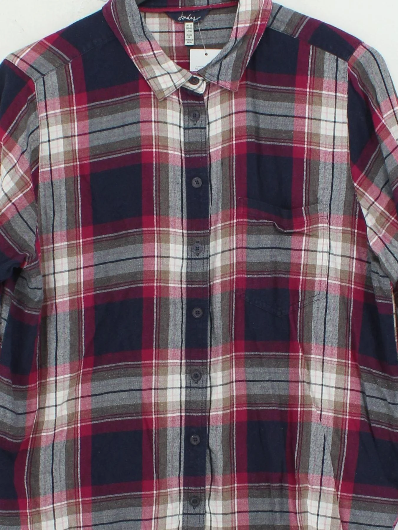 Joules Women's Shirt UK 12 Multi 100% Cotton Basic - Image 3