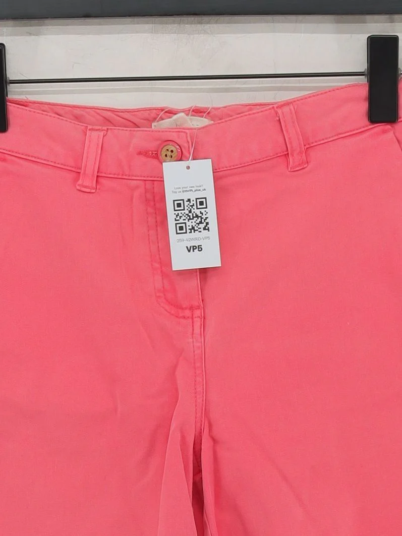 Joules Women's Shorts S Pink 100% Cotton Cut-Off - Image 3
