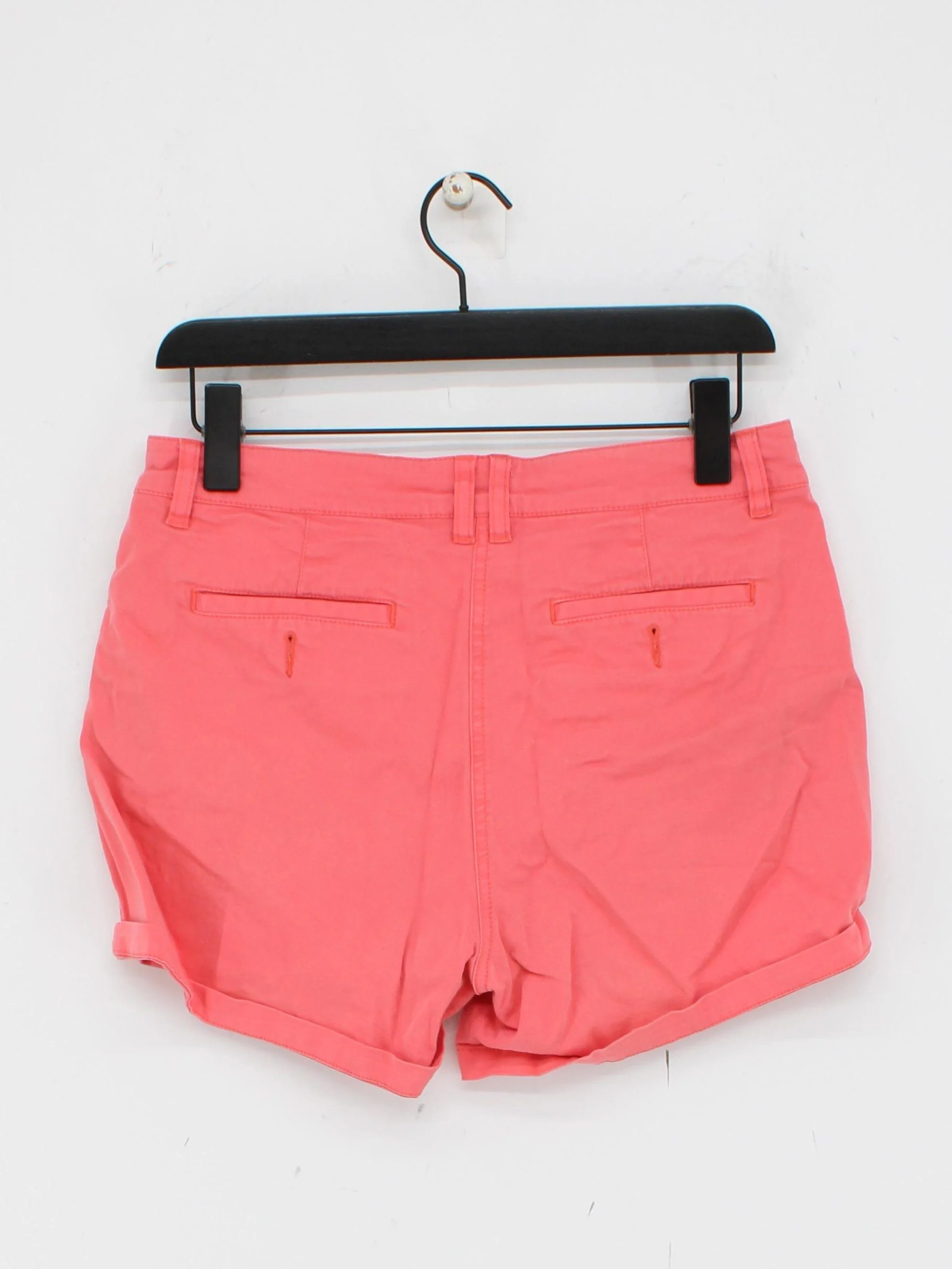 Joules Women's Shorts UK 10 Pink Cotton with Elastane Mom - Image 2