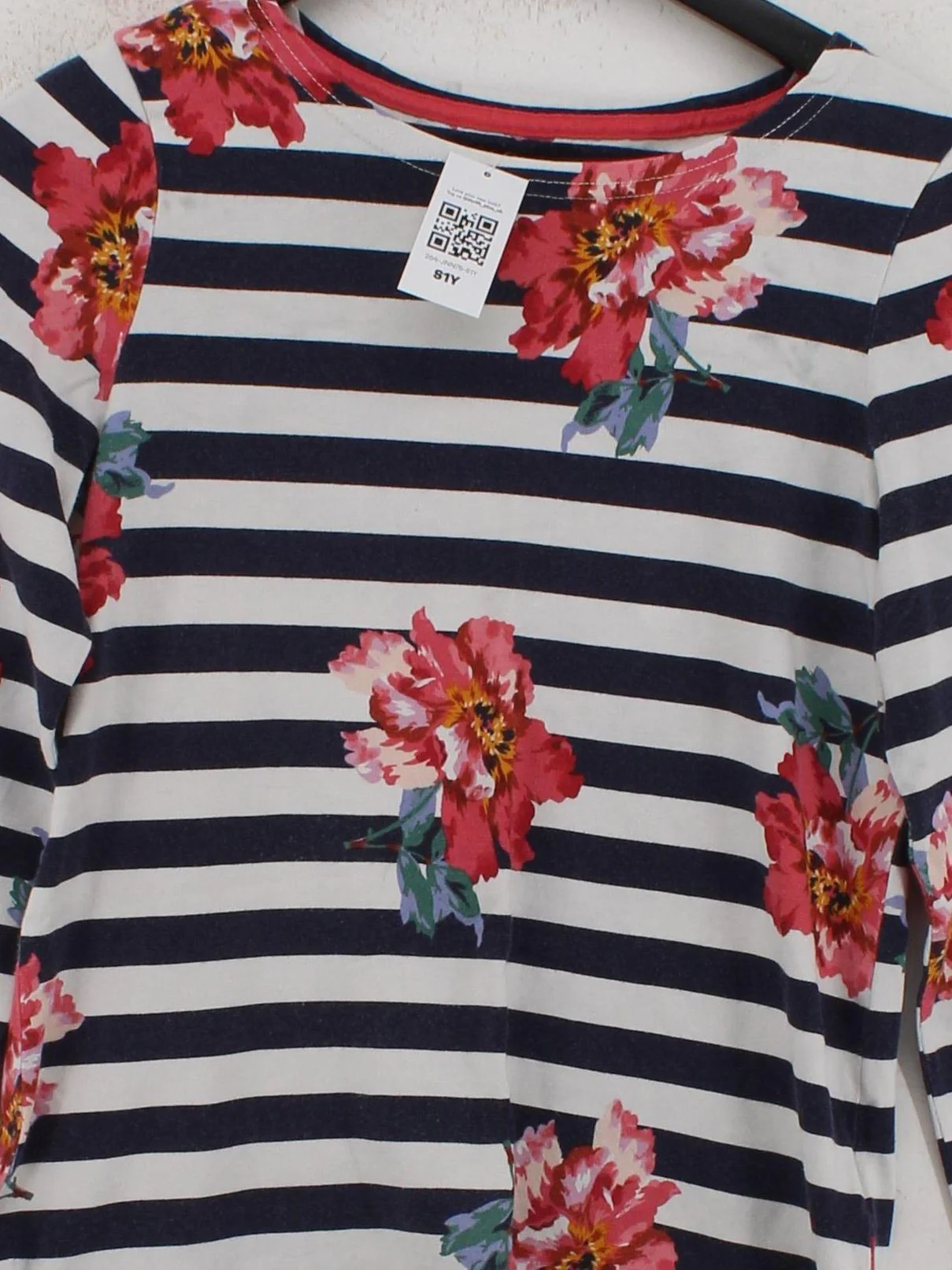 Joules Women's T-Shirt UK 10 Multi 100% Cotton Basic - Image 3