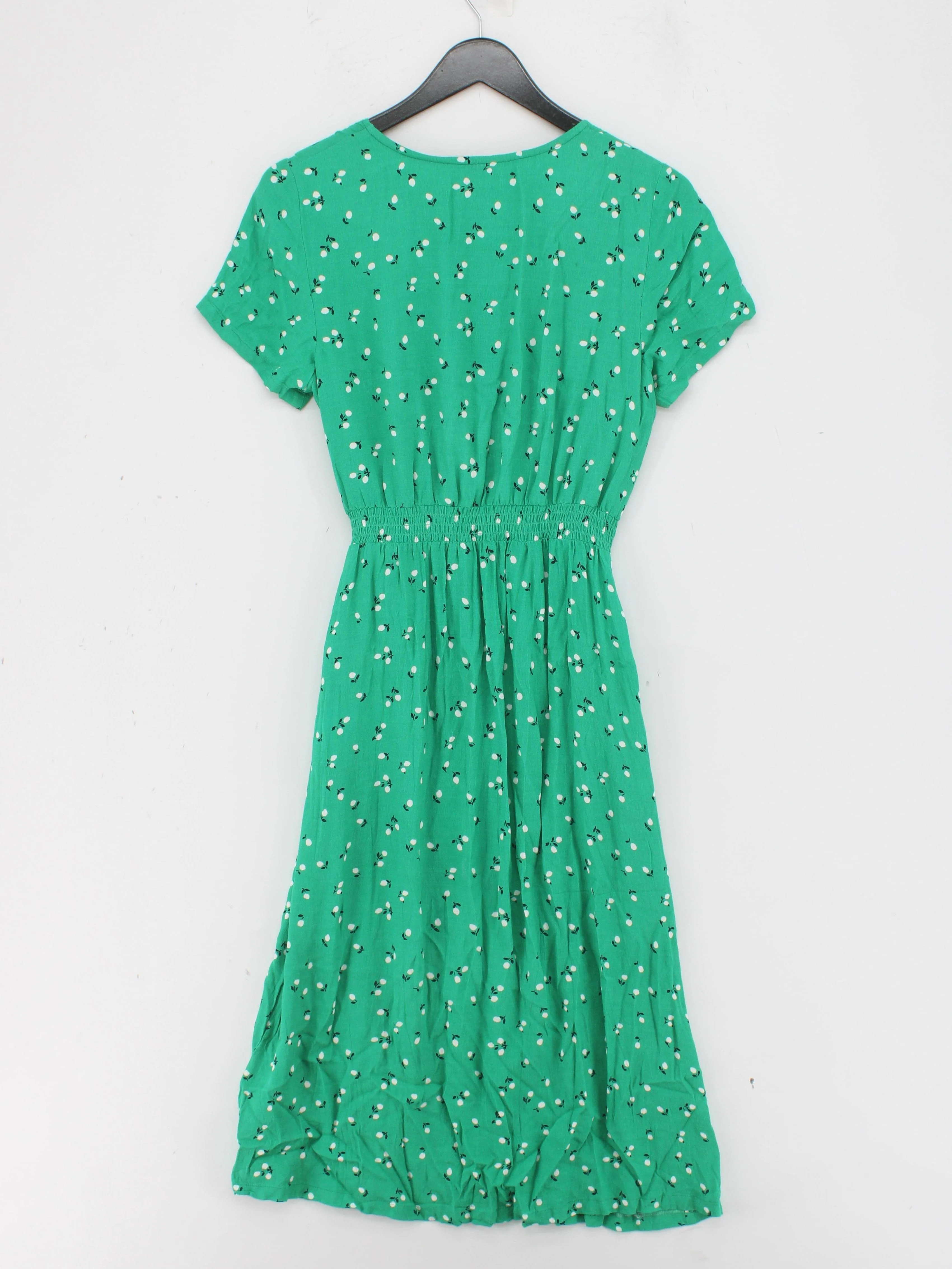 Joules Wrap Midi Dress UK12 in Green - Image 2