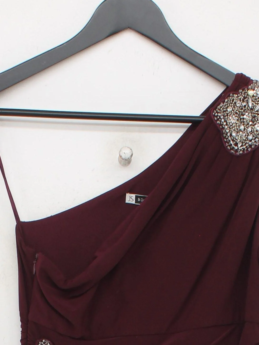 JS Boutique Maxi Dress UK8 in Red - Image 3