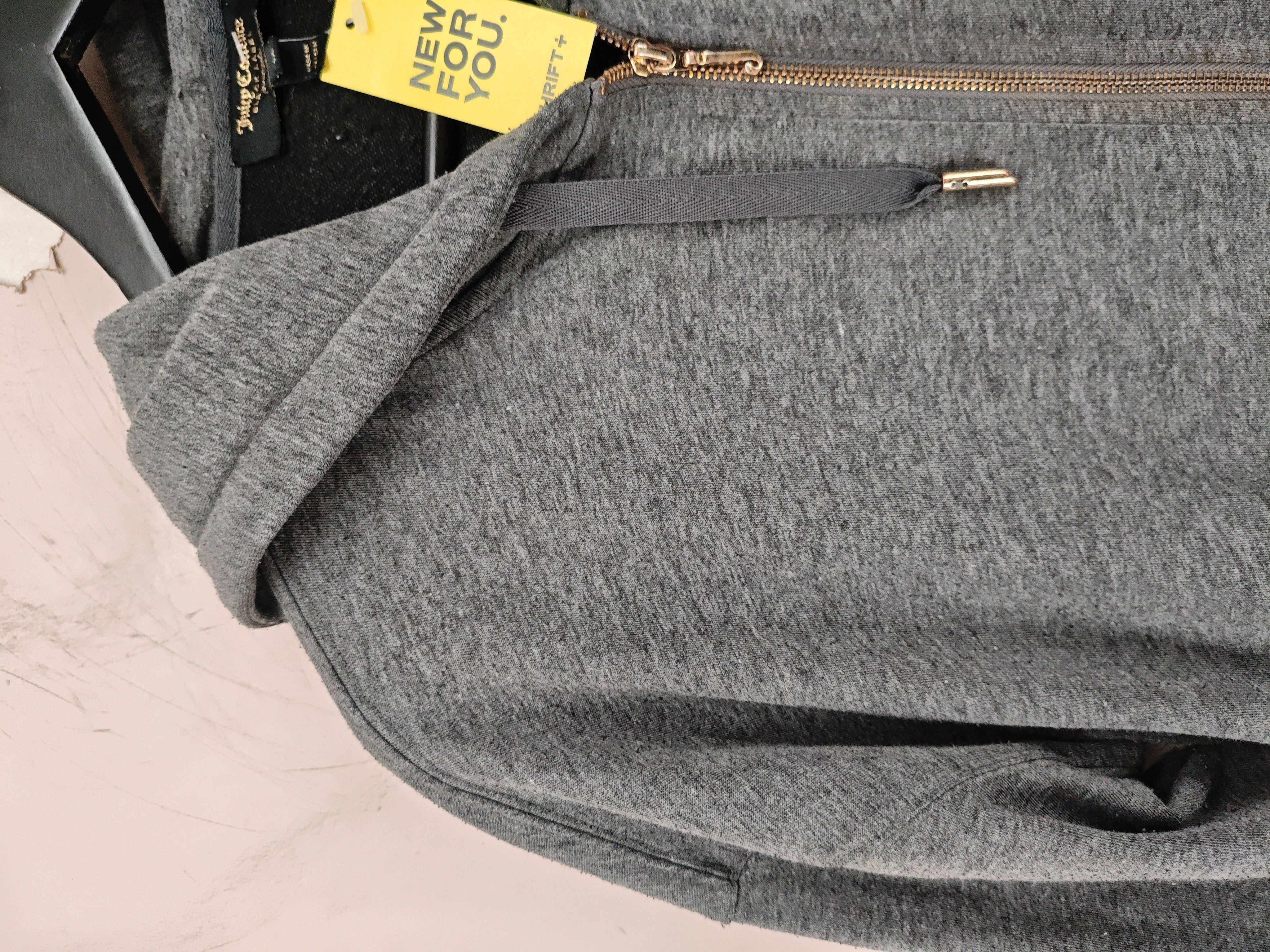 Juicy Couture Women's Hoodie M Grey Graphic Polyester with Cotton Pullover - Image 6