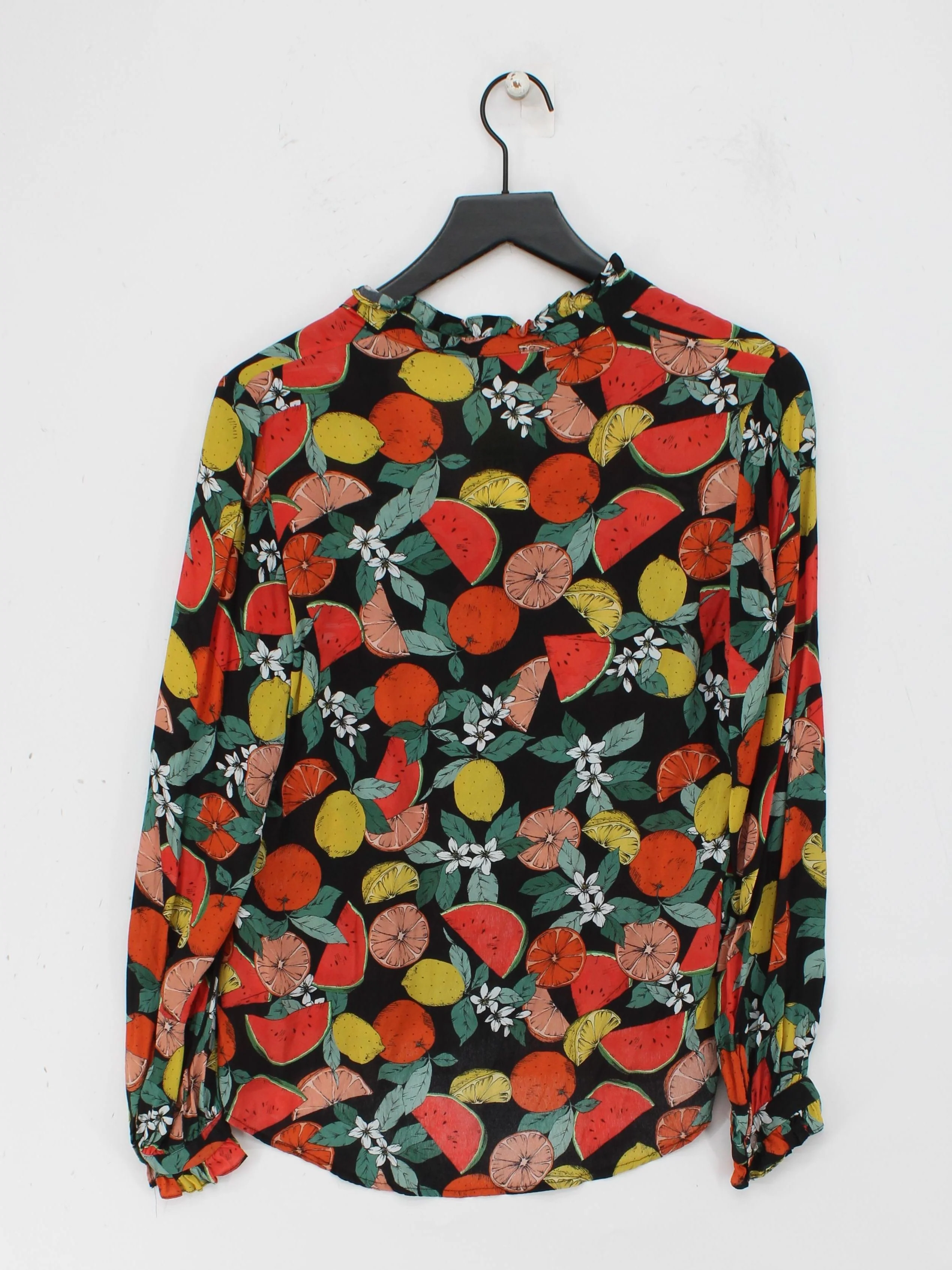 Kachel X Anthropologie Women's Shirt UK 10 Multi Viscose with Silk Basic - Image 2
