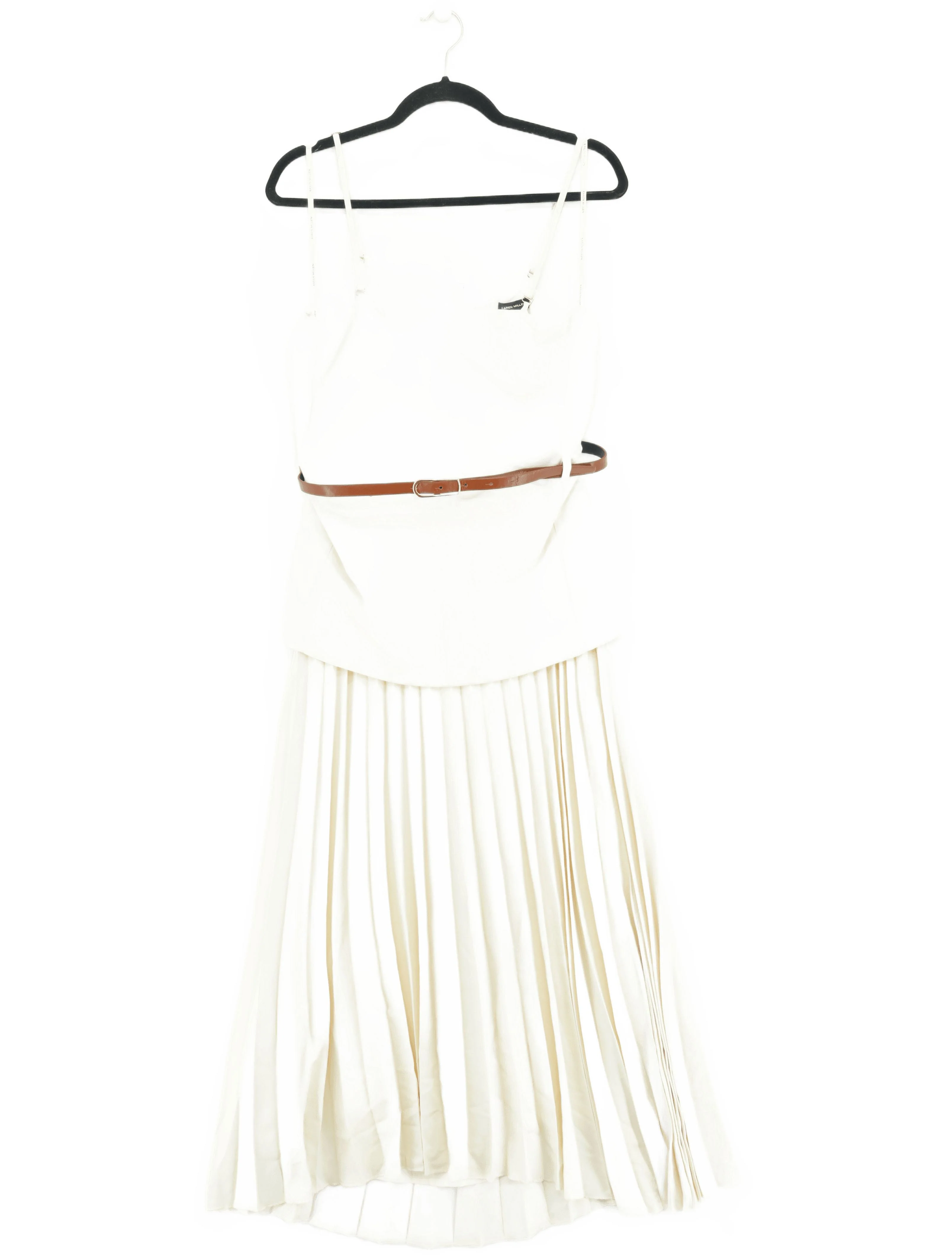 Karen Millen A-Line Maxi Dress UK14 in Cream RRP £249 - Image 2