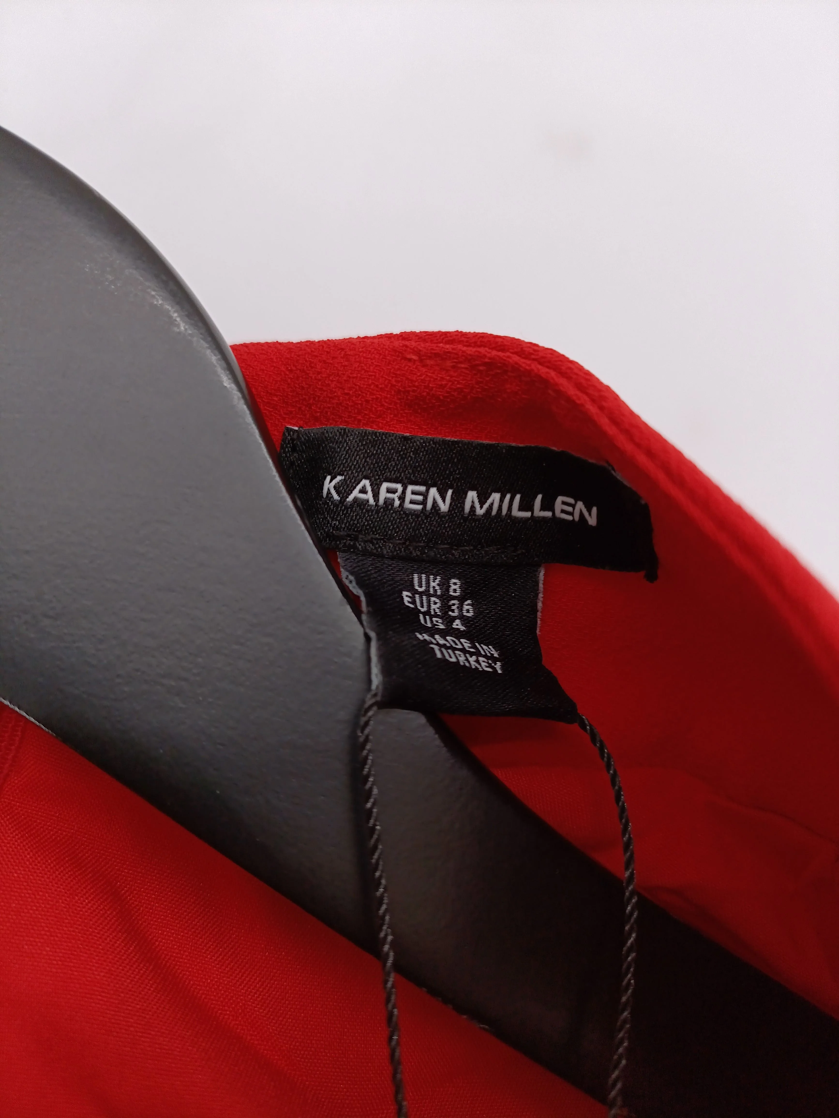 Karen Millen A-Line Maxi Dress UK8 in Red RRP £189 - Image 6