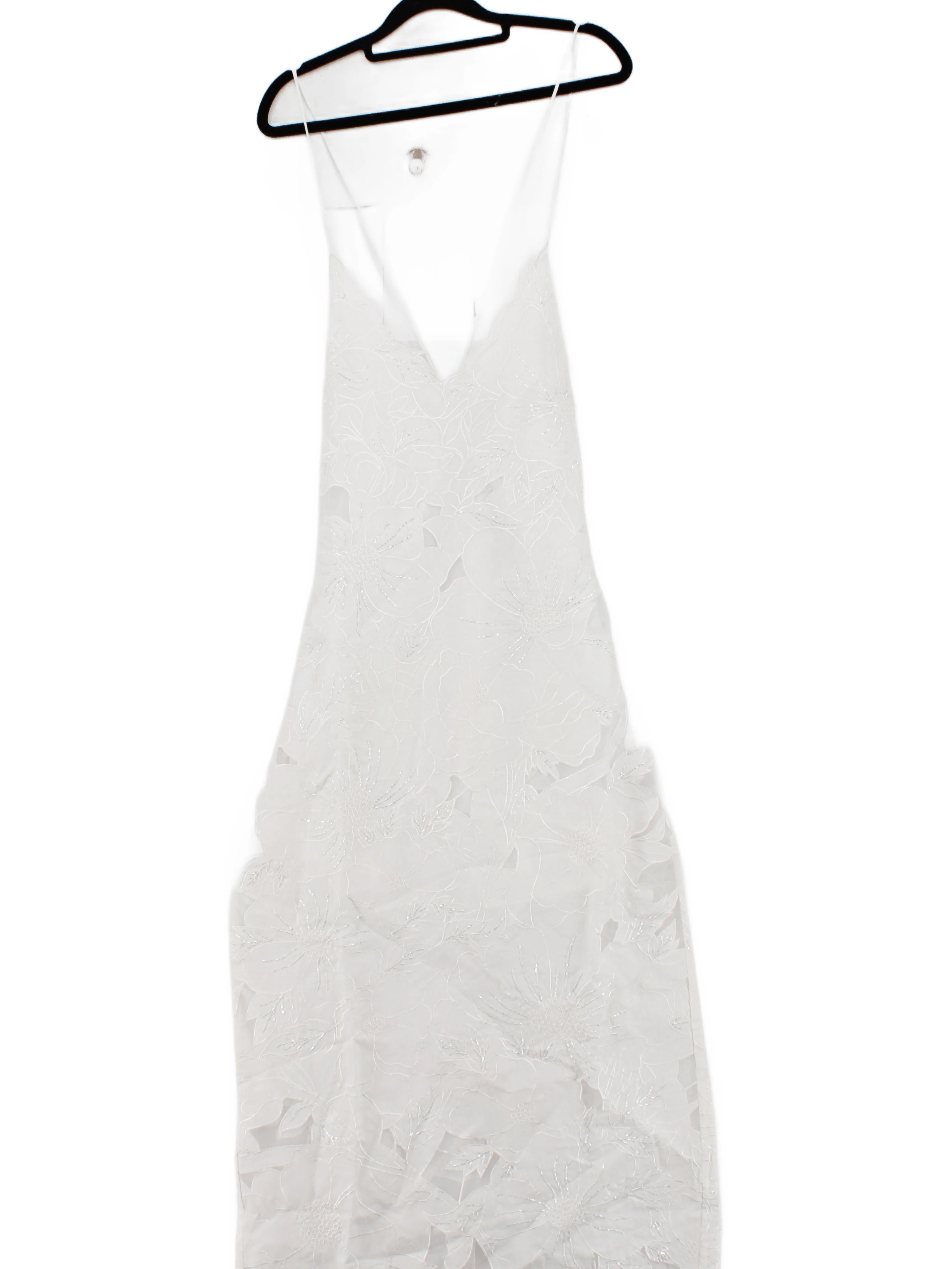 Karen Millen Bodycon Midi Dress UK12 in White RRP £349 - Image 2