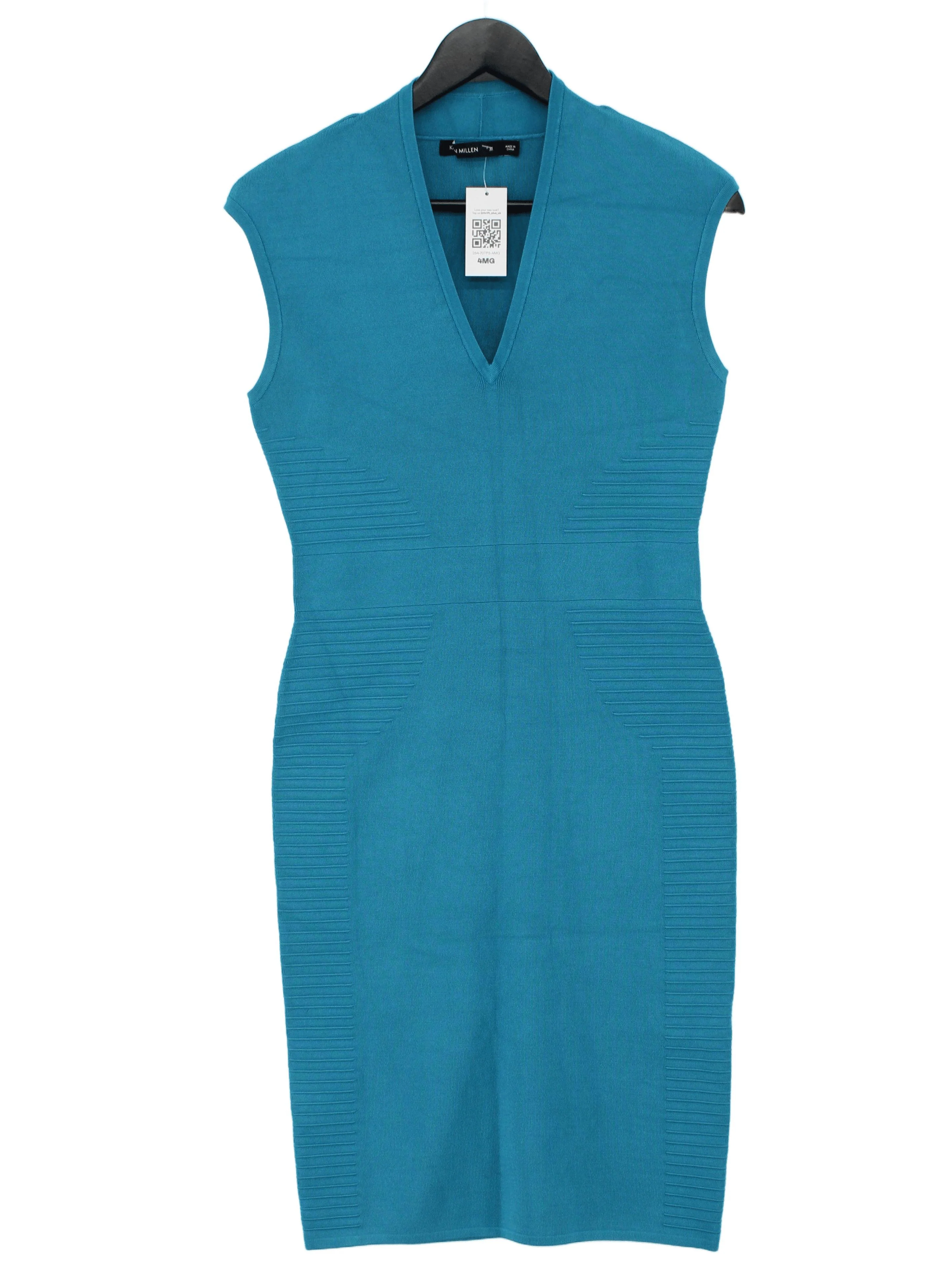 Karen Millen Bodycon Mini Dress M in Blue