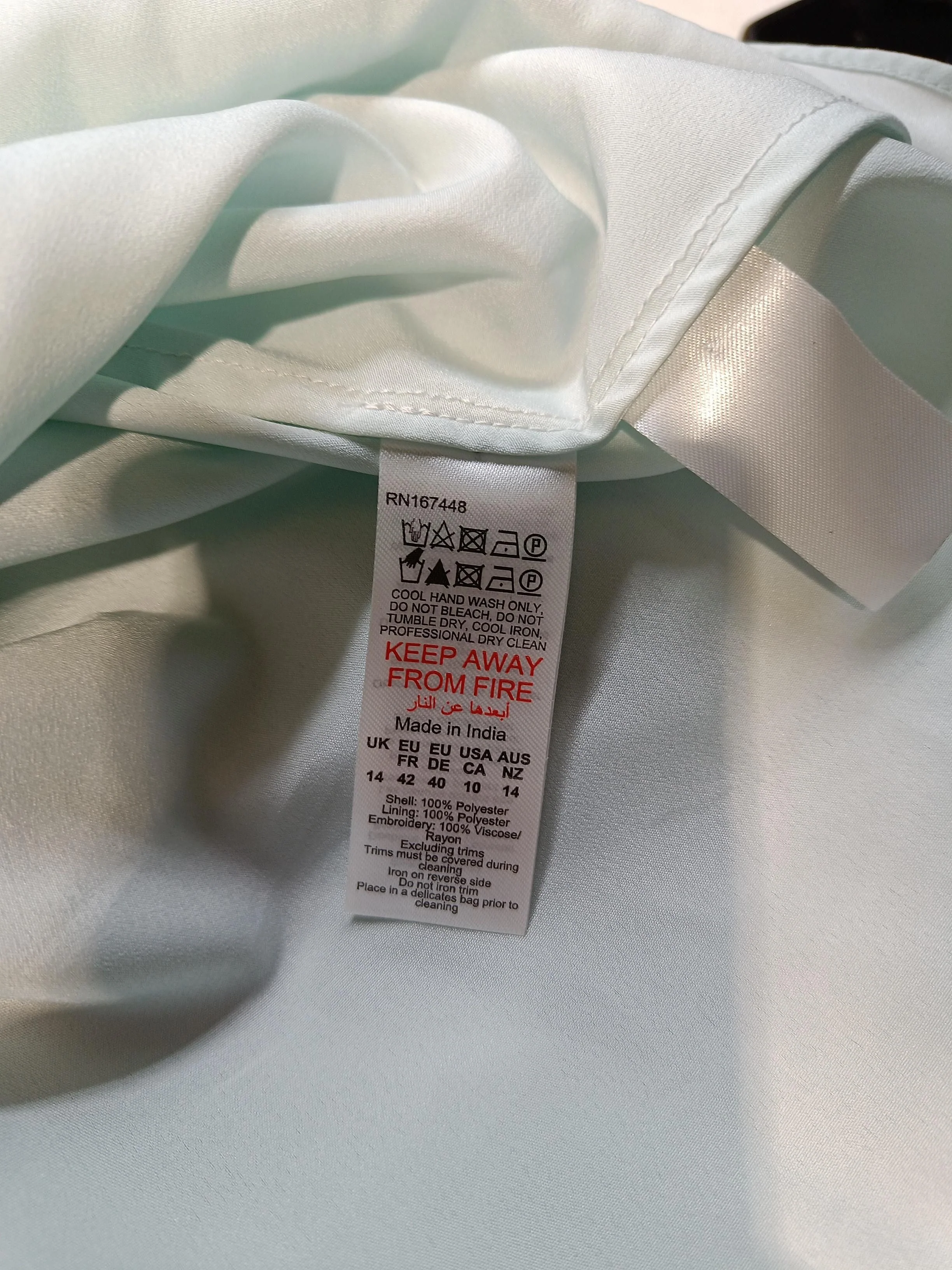 Karen Millen Maxi Dress UK14 in Blue - Image 7