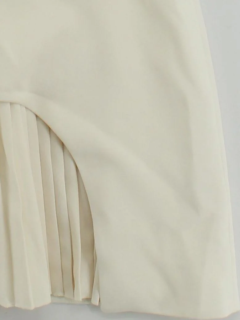 Karen Millen Mini Dress UK14 in Cream RRP £130 - Image 4