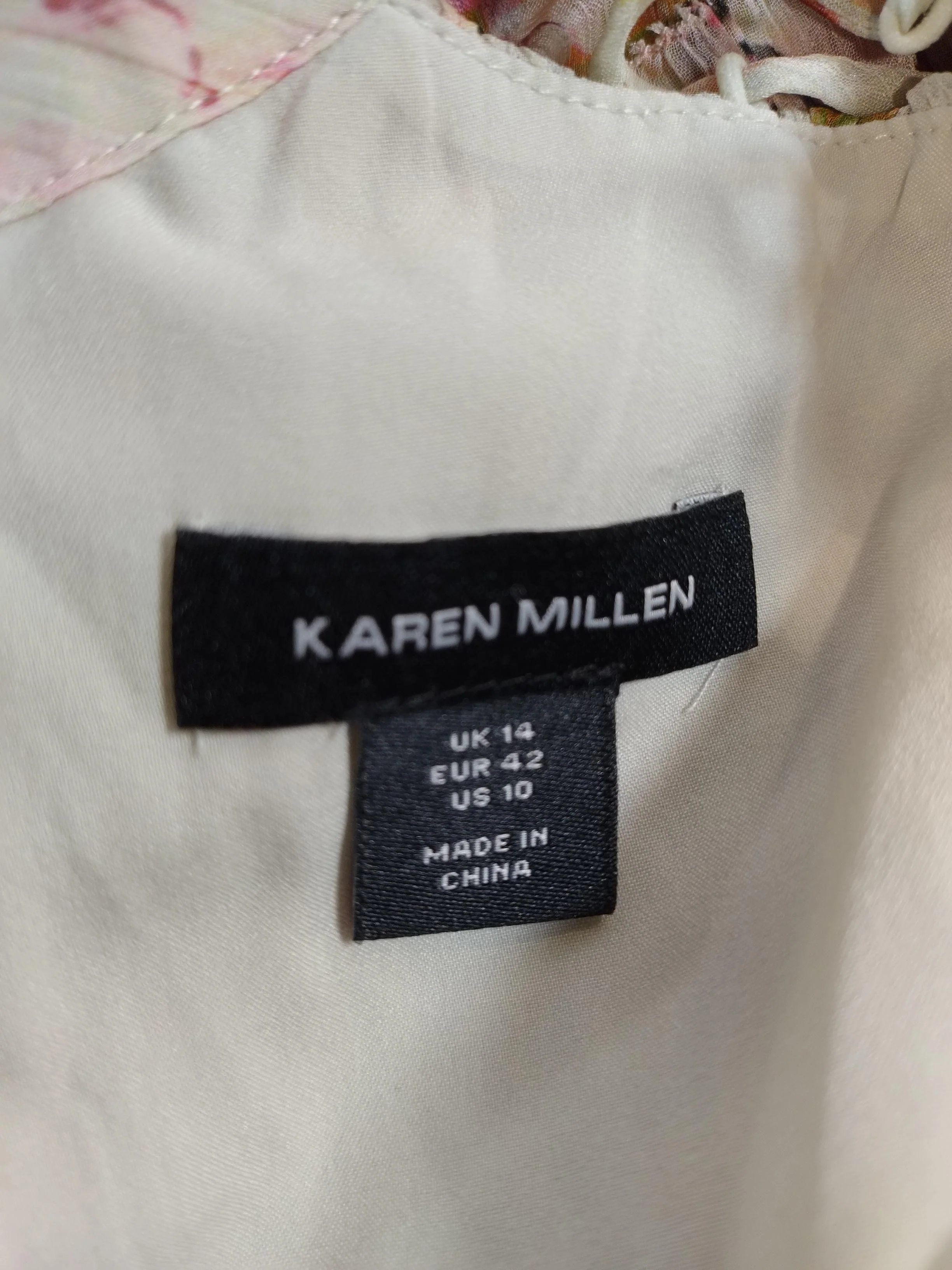 Karen Millen Mini Dress UK14 in White - Image 5