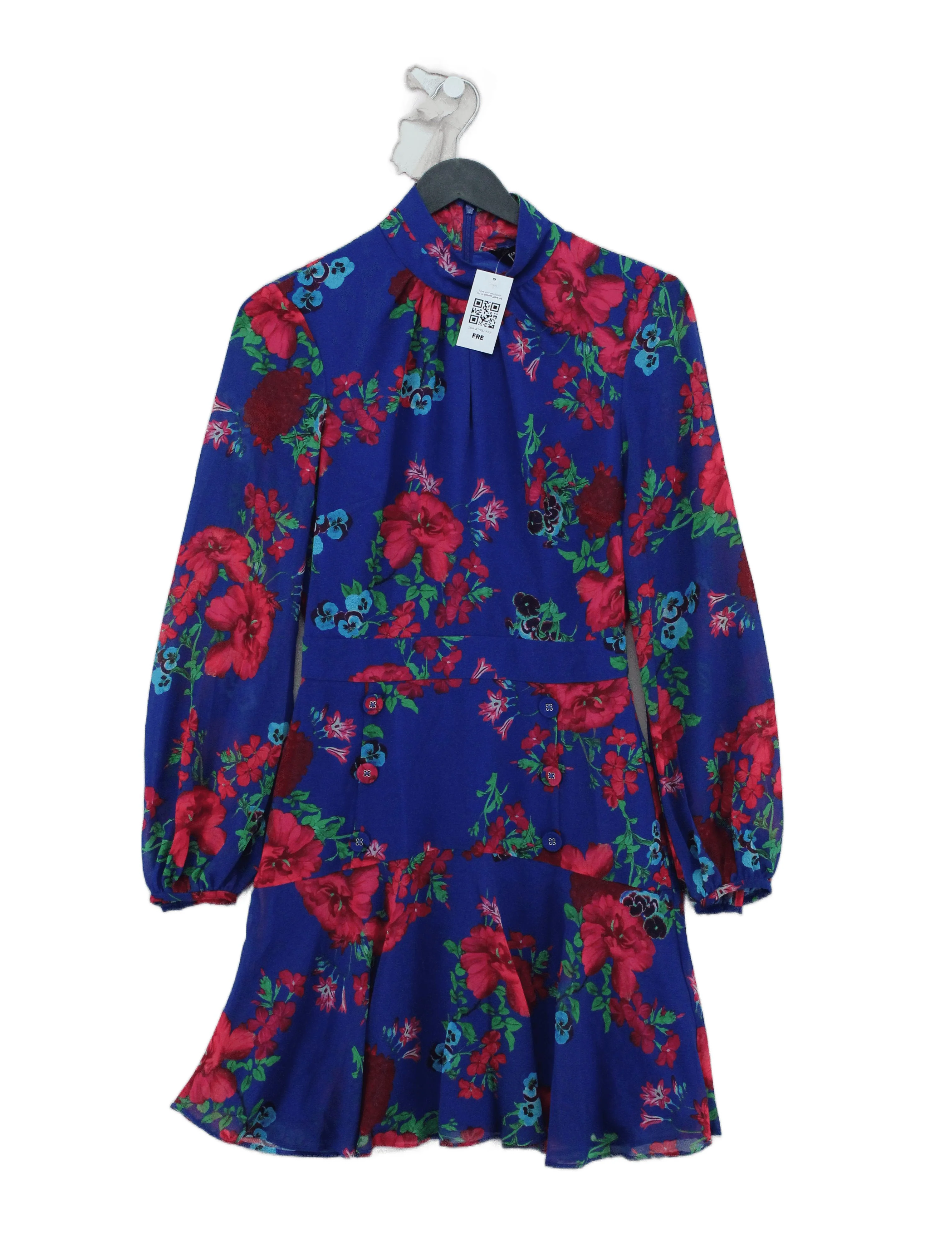 Karen Millen Mini Dress UK6 in Blue