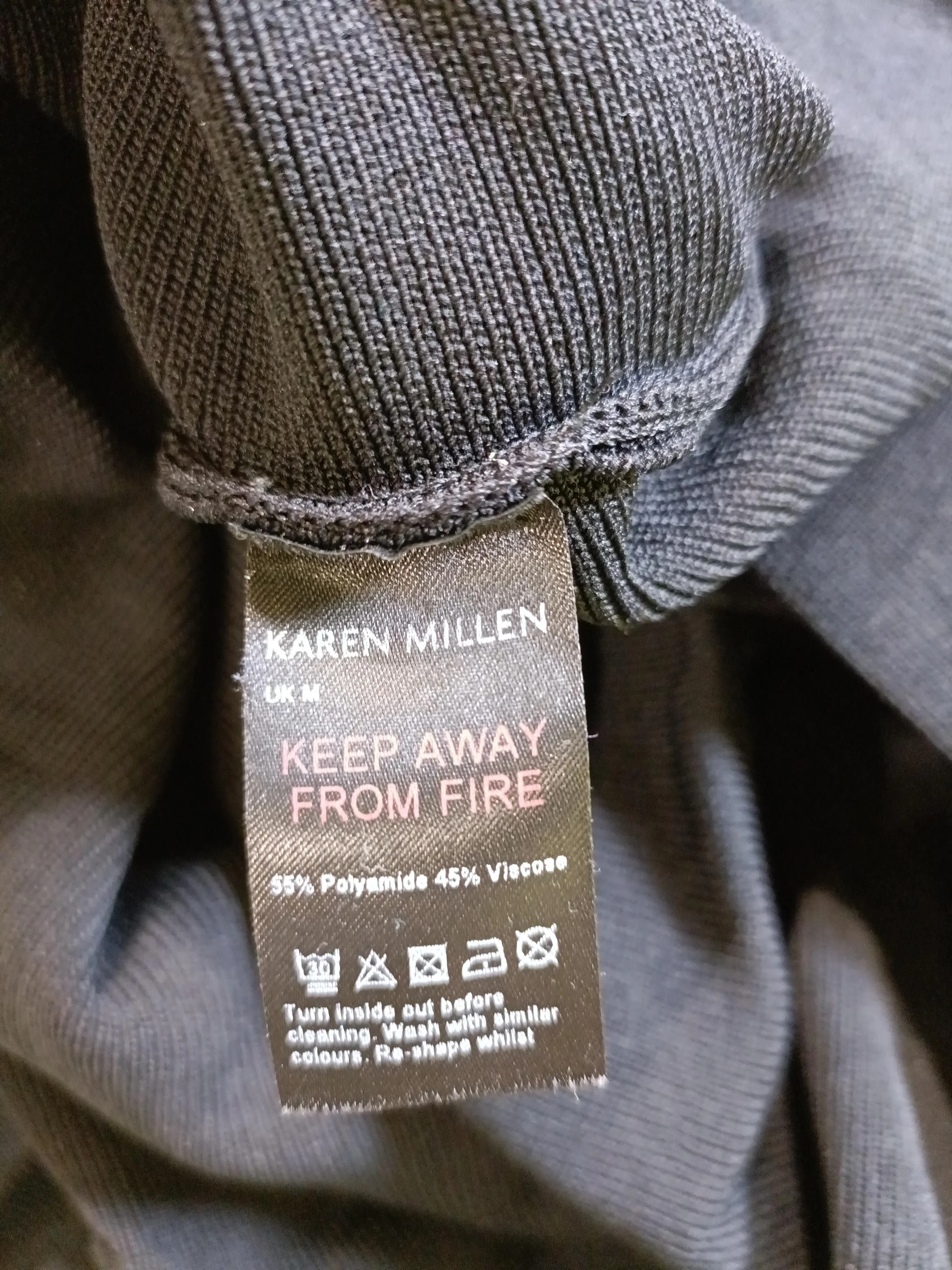 Karen Millen Skater Midi Dress M in Black - Image 6