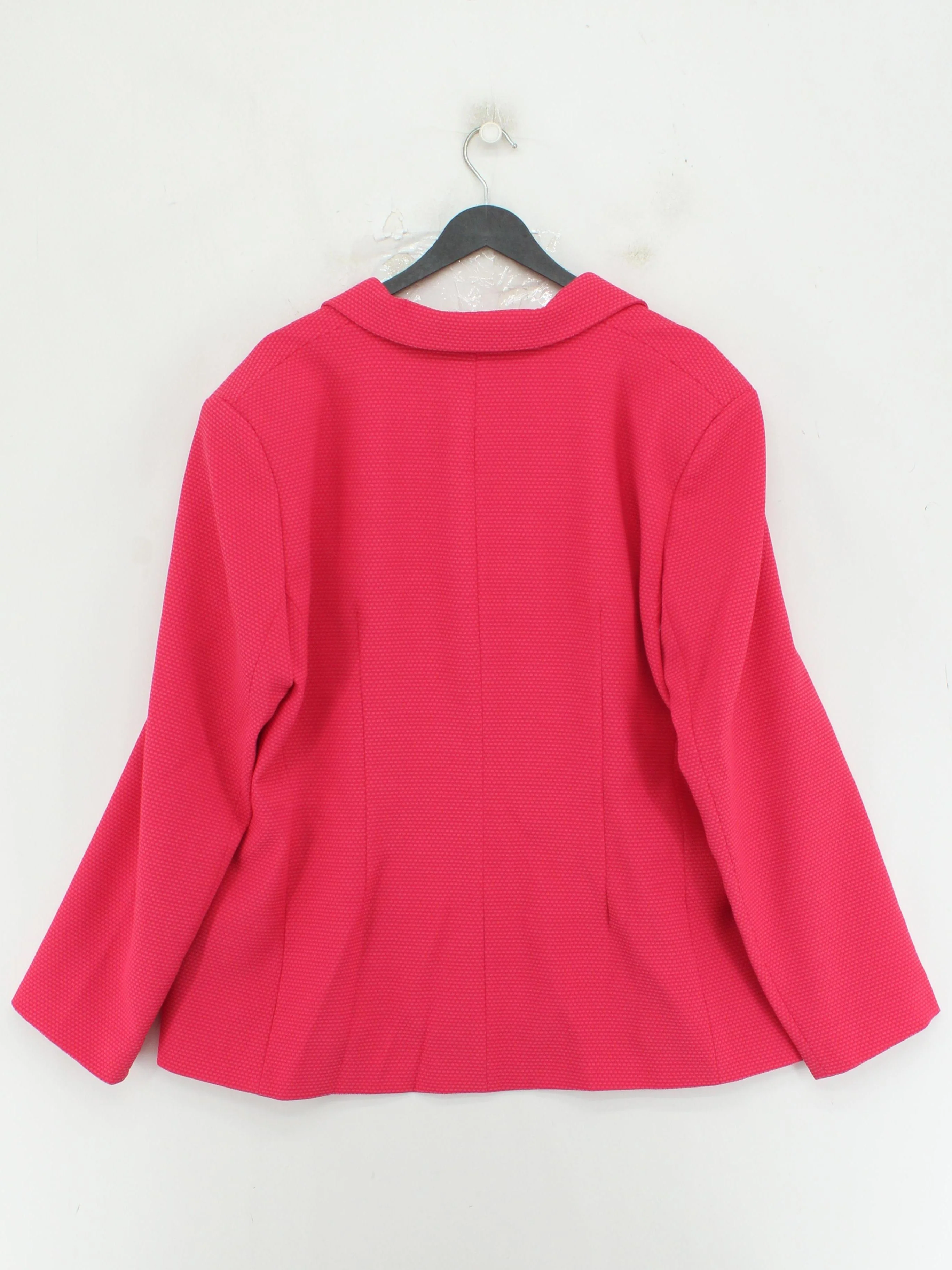 Karen Millen Women's Blazer UK 20 Pink Polyester with Viscose, Elastane Overcoat - Image 2