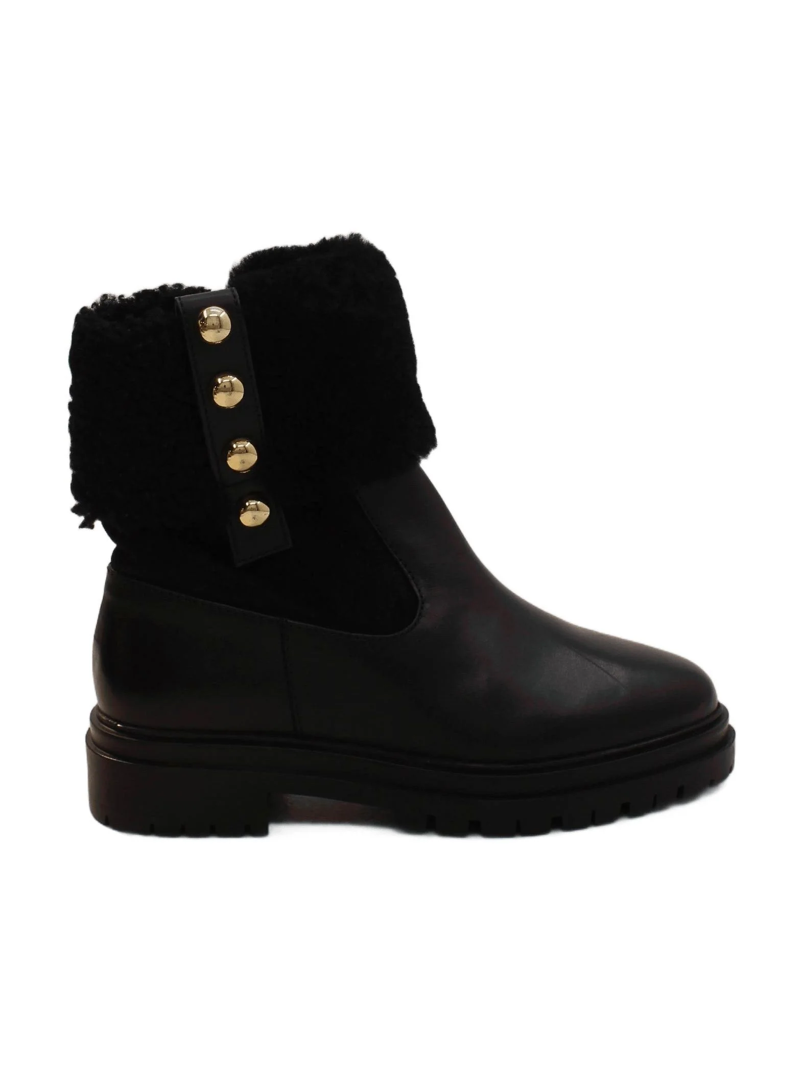 Karen Millen Women's Boots UK 6 Black Leather New with tags