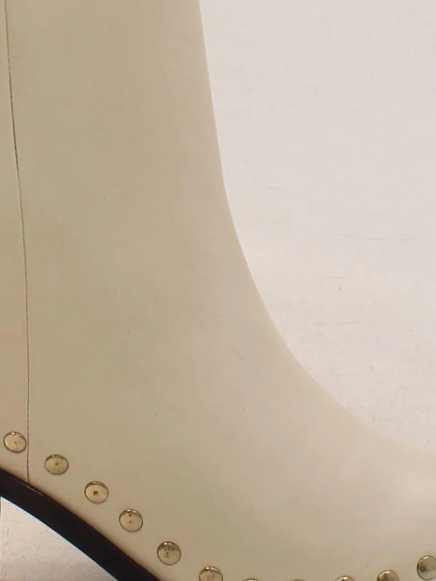 Karen Millen Women's Boots UK 6 Cream 100% Leather Cowboy New with tags - Image 6