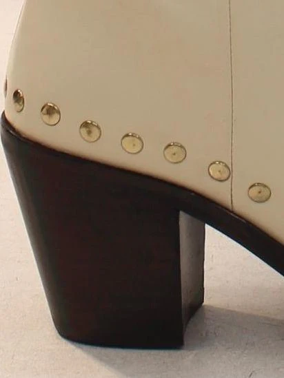 Karen Millen Women's Boots UK 6 Cream 100% Leather Cowboy New with tags - Image 7