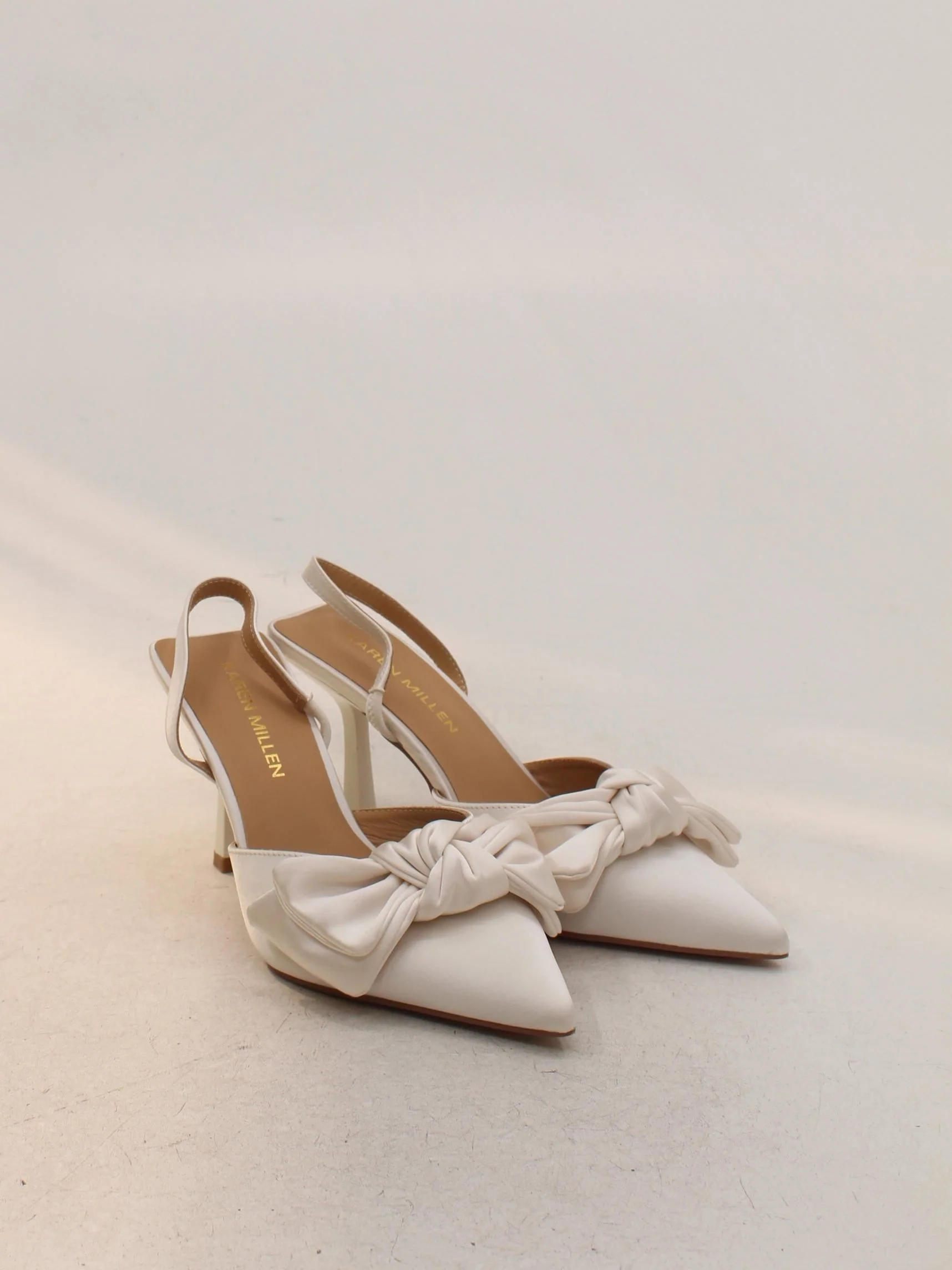 Karen Millen Women's Heels UK 6 Cream 100% Other Court New with tags - Image 4