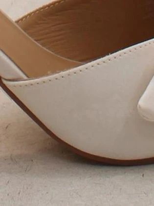 Karen Millen Women's Heels UK 6 Cream 100% Other Court New with tags - Image 5