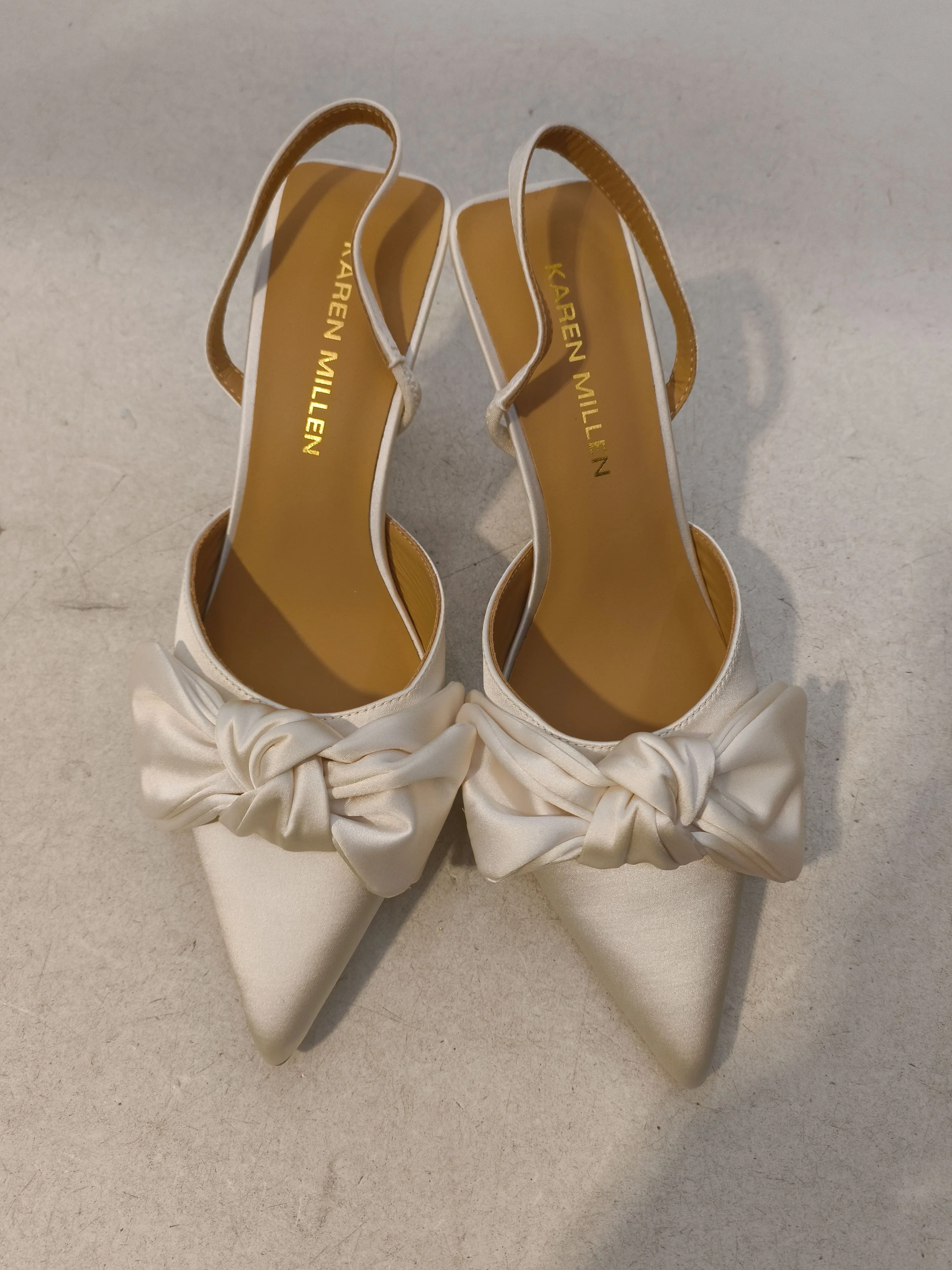 Karen Millen Women's Heels UK 6 Cream 100% Other Court New with tags - Image 7
