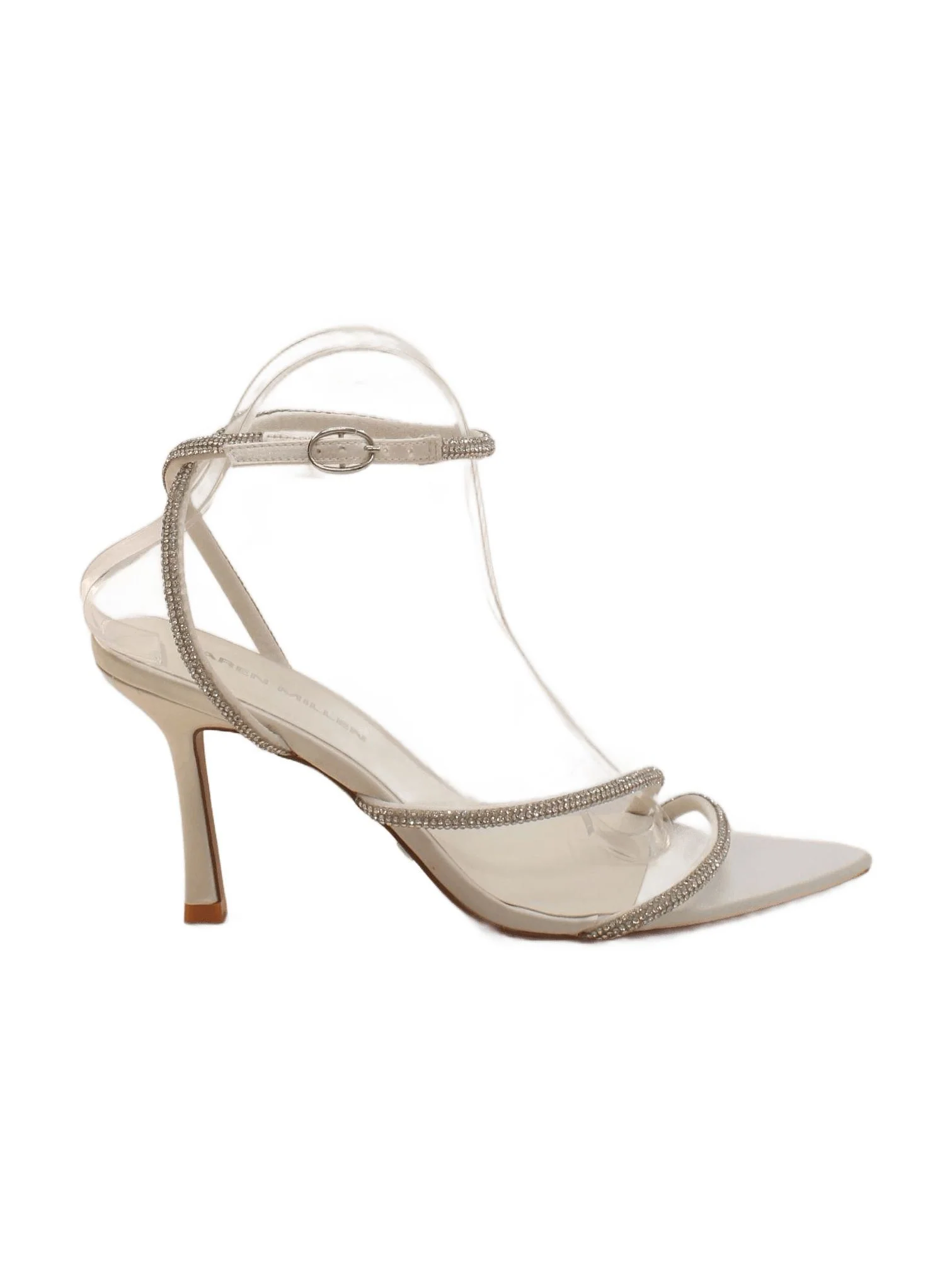 Karen Millen Women's Heels UK 6 Cream 100% Other Strappy New with tags