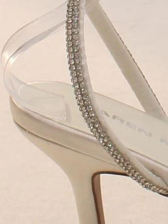 Karen Millen Women's Heels UK 6 Cream 100% Other Strappy New with tags - Image 6