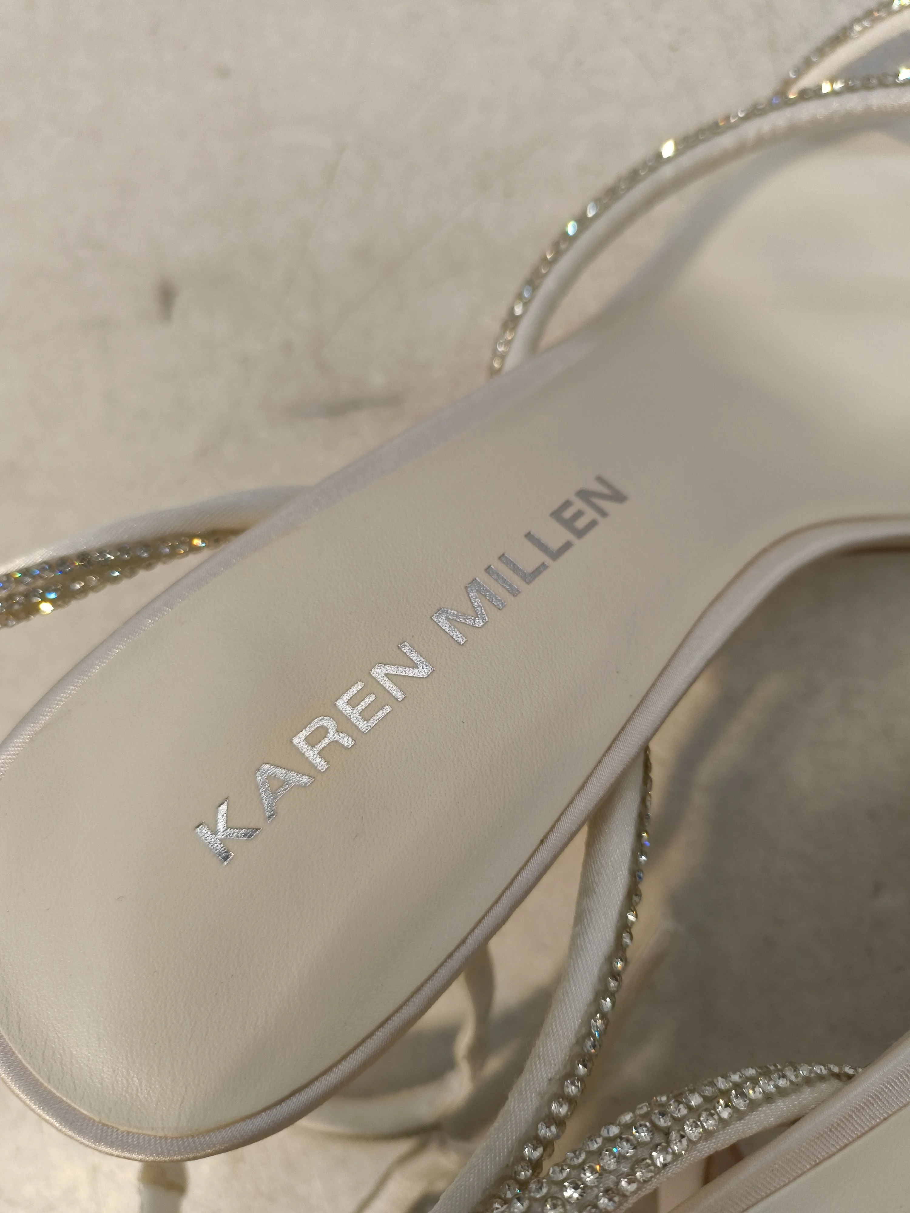 Karen Millen Women's Heels UK 6 Cream 100% Other Strappy New with tags - Image 9