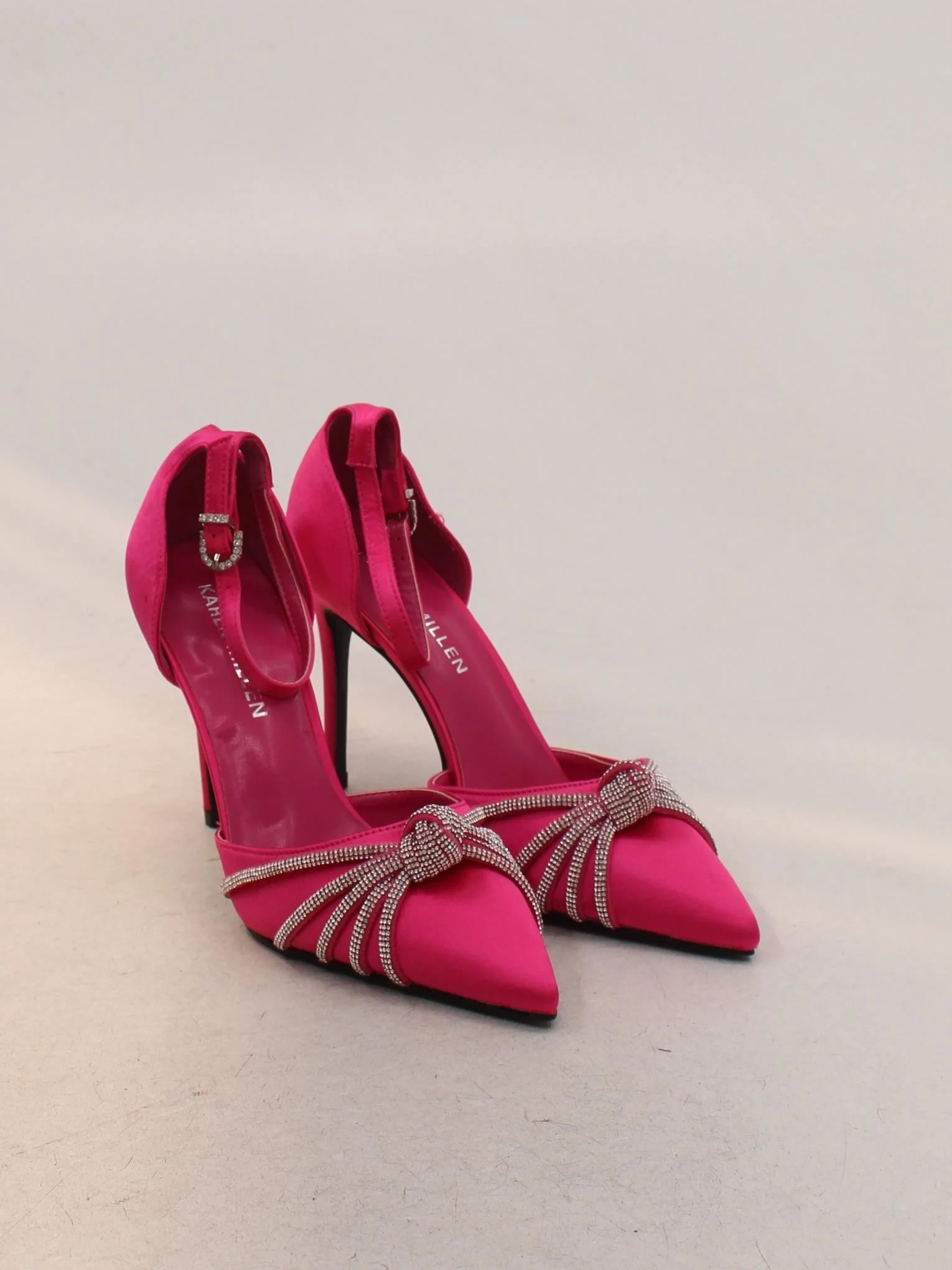 Karen Millen Women's Heels UK 7 Pink 100% Other Court - Image 4