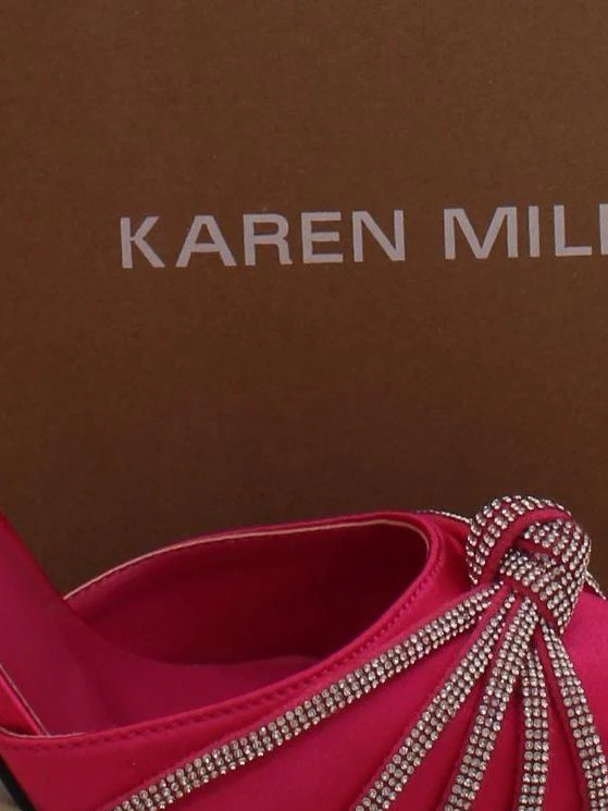 Karen Millen Women's Heels UK 7 Pink 100% Other Court - Image 5