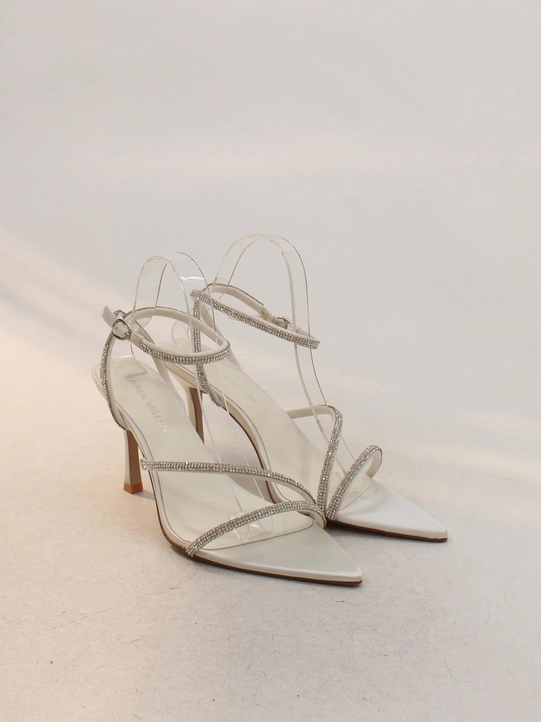 Karen Millen Women's Heels UK 8 Cream 100% Other Strappy New with tags - Image 4
