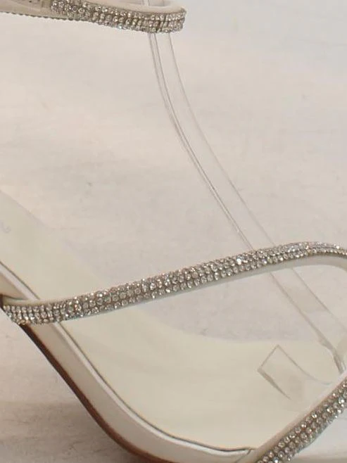 Karen Millen Women's Heels UK 8 Cream 100% Other Strappy New with tags - Image 5