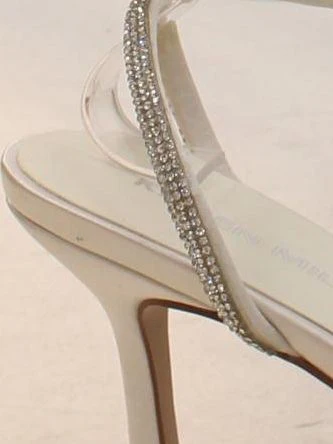 Karen Millen Women's Heels UK 8 Cream 100% Other Strappy New with tags - Image 6
