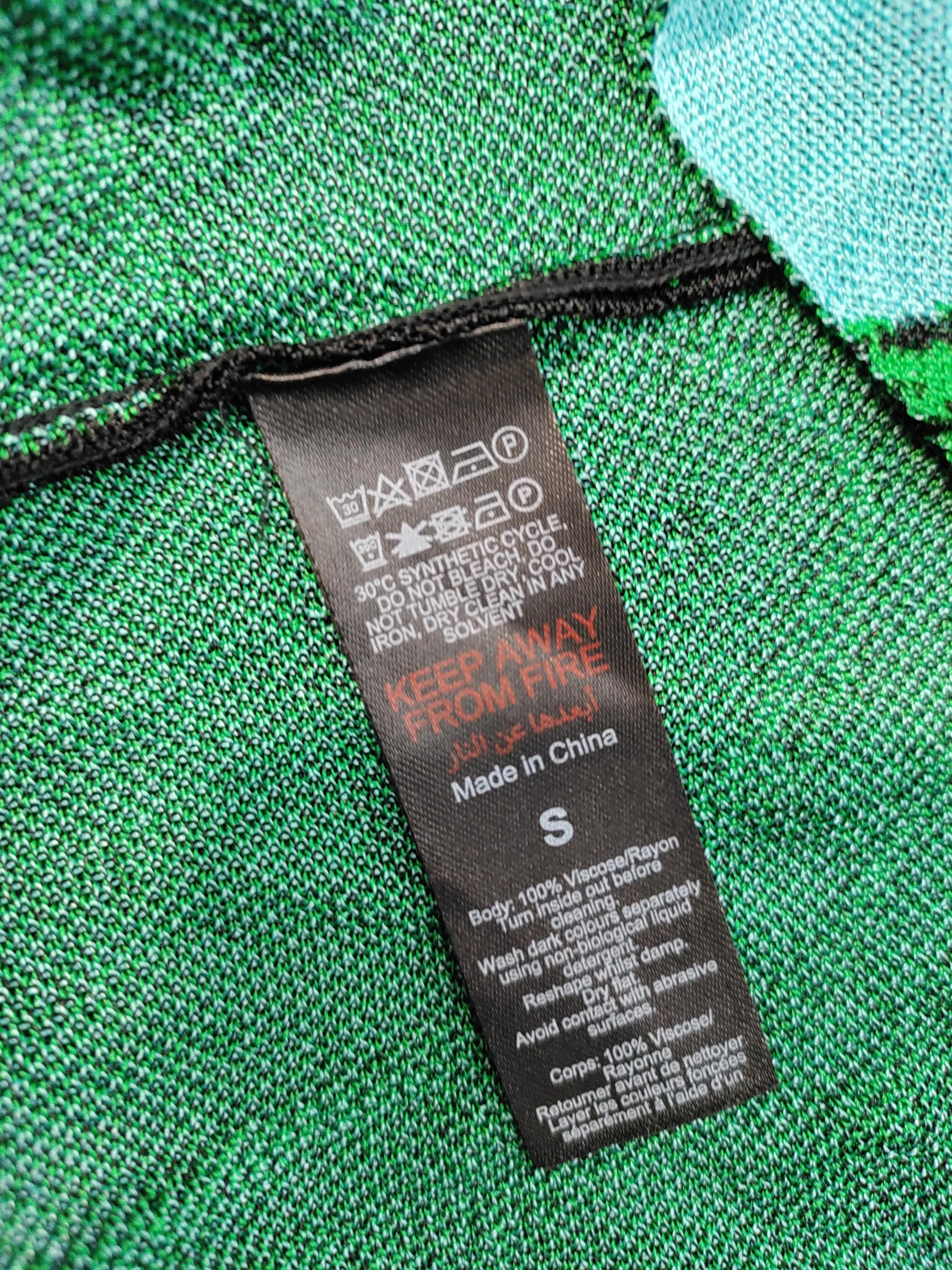 Karen Millen Women's Maxi Skirt S Green 100% Viscose Long Maxi - Image 6