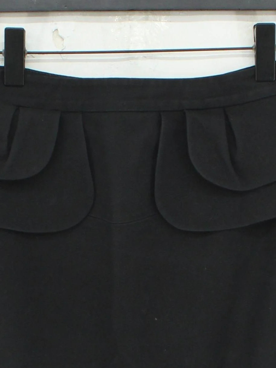 Karen Millen Women's Midi Skirt UK 10 Black Viscose - Image 3