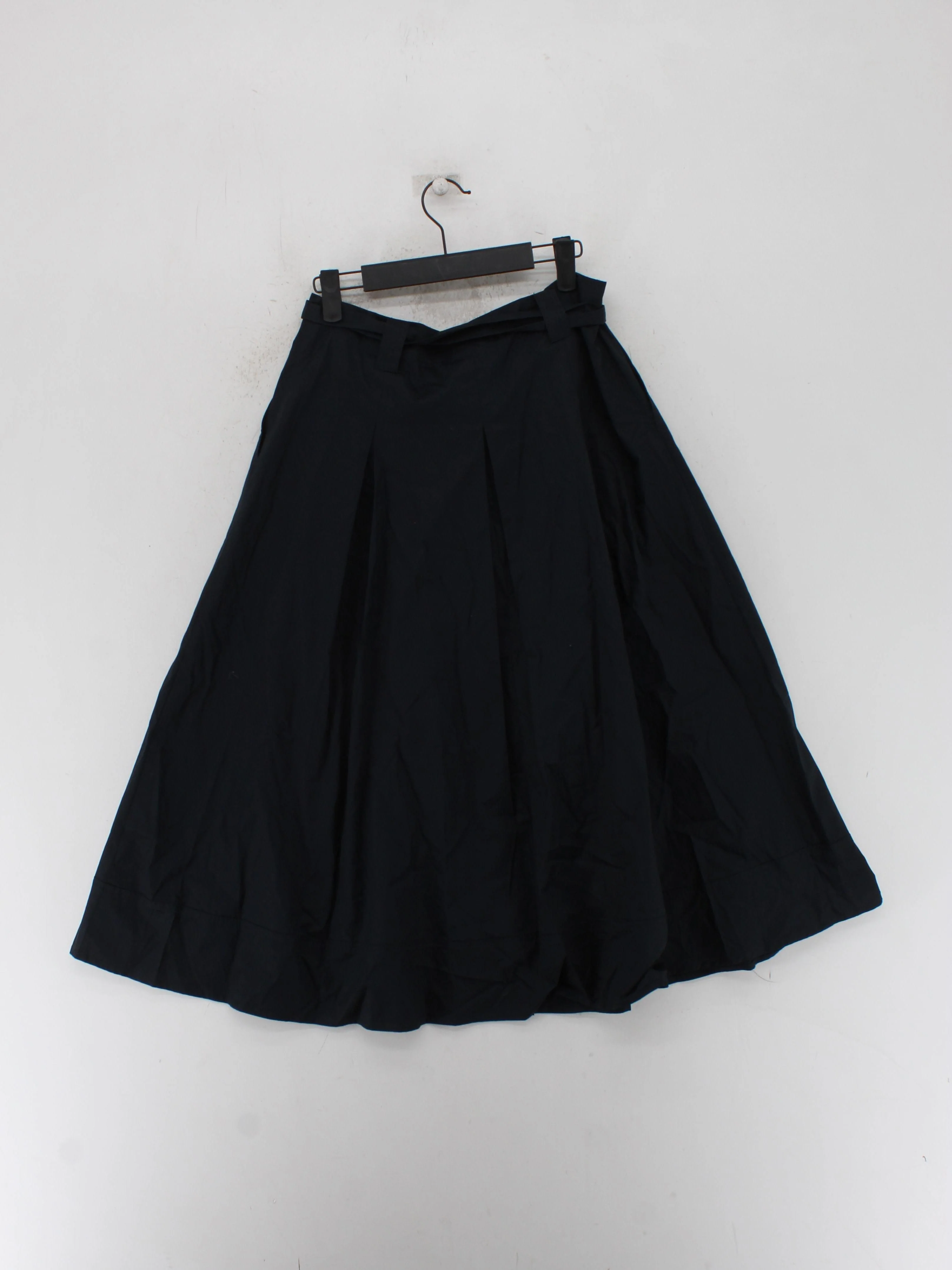 Karen Millen Women's Midi Skirt UK 10 Blue Viscose with Elastane Midi Pleated - Image 2