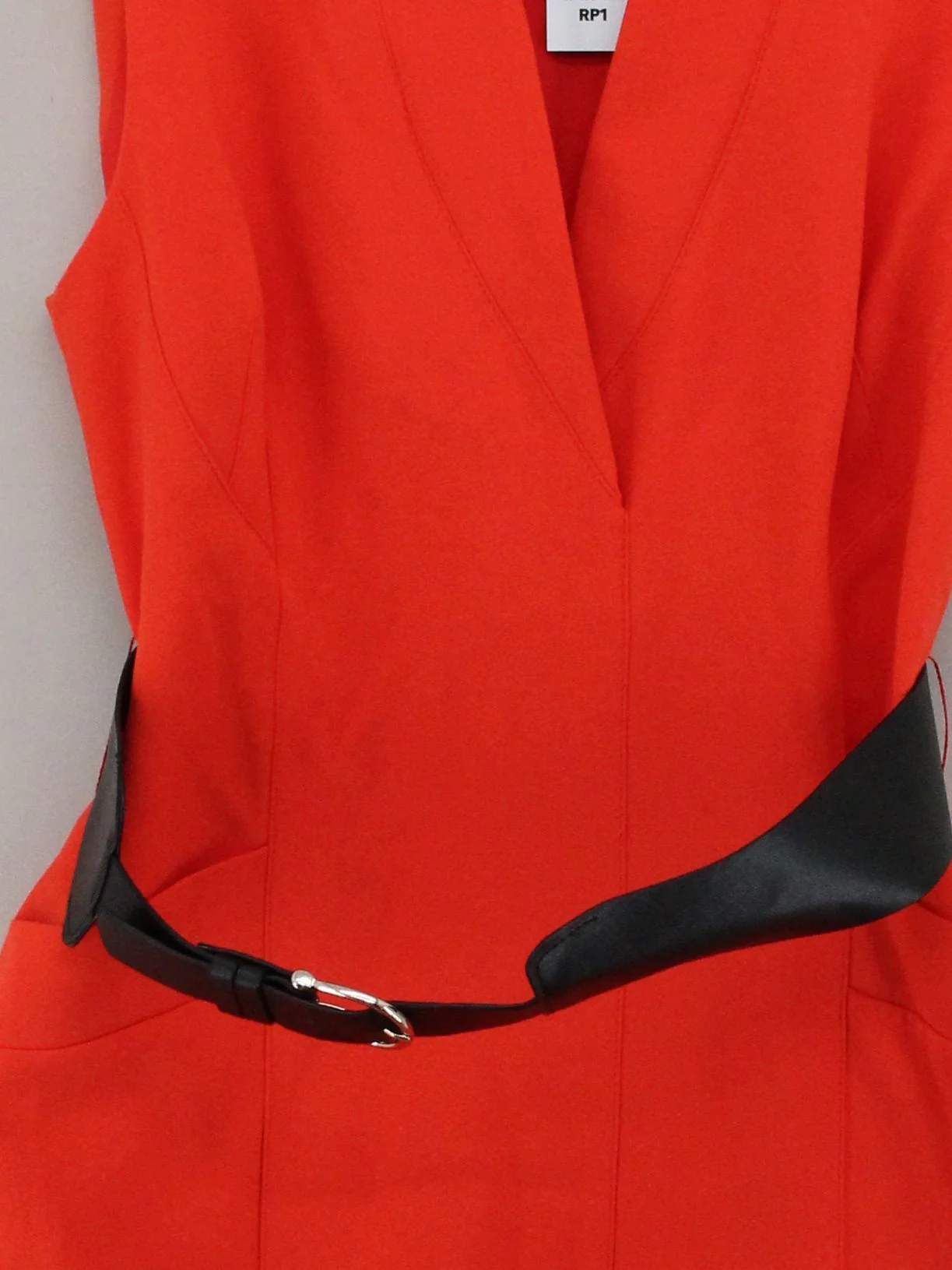 Karen Millen Women's Playsuit UK 14 Orange Polyester - Image 3