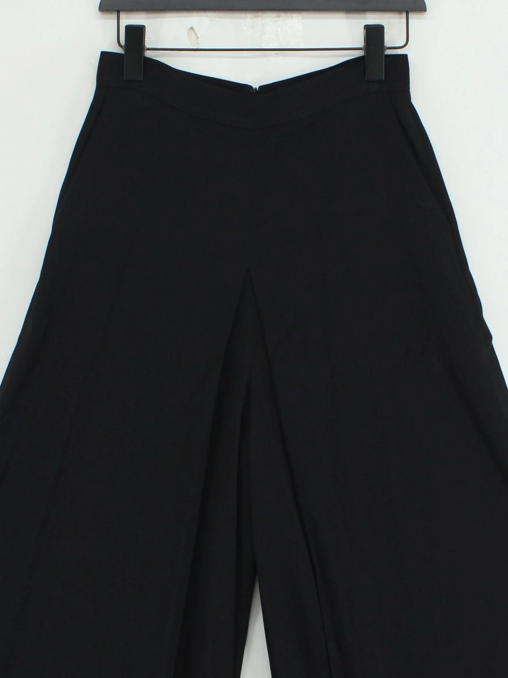 Karen Millen Women's Trousers UK 10 Black Viscose with Elastane, Acetate Cropped - Image 3