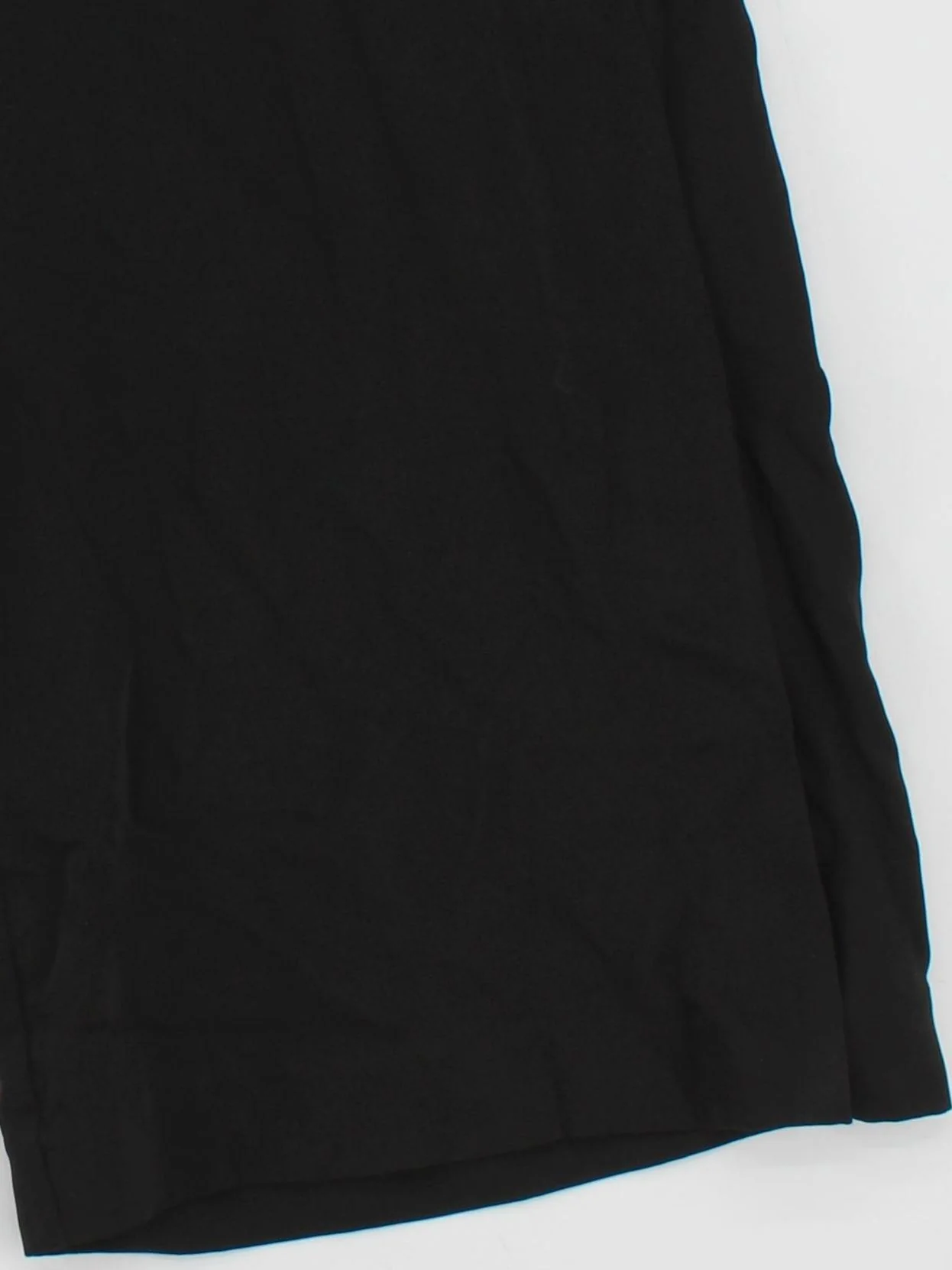 Karen Millen Women's Trousers UK 14 Black 100% Polyester Wide-Leg Cropped - Image 4